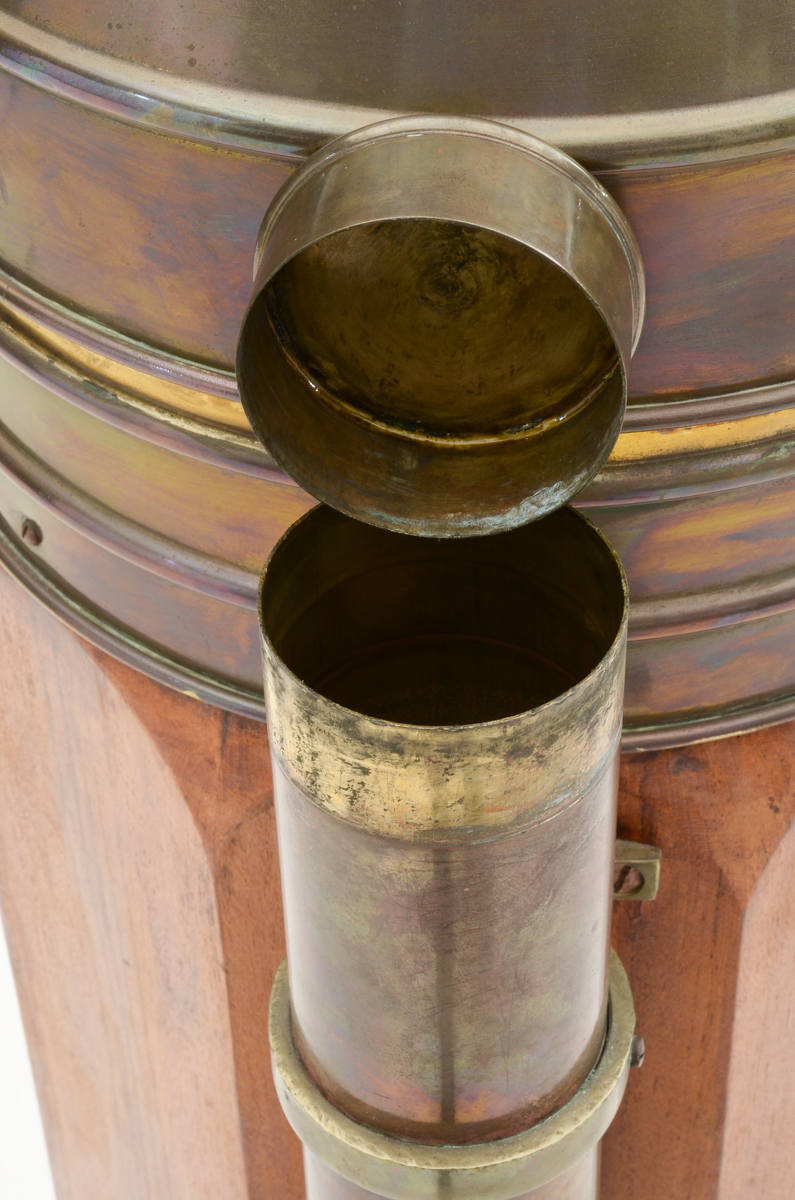 Wood and Brass Ship's Binnacle