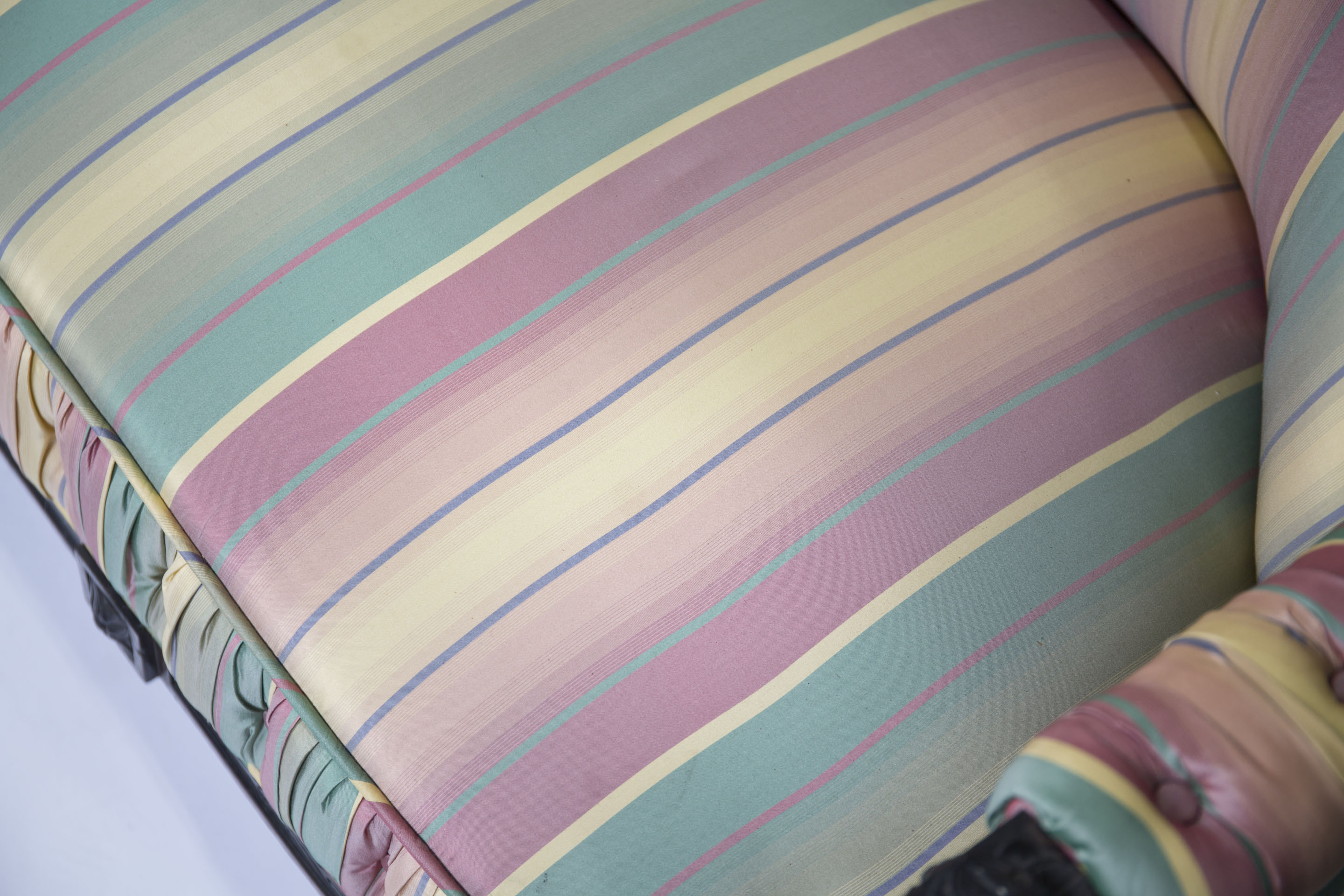 Spanish Revival Style Upholstered Loveseat