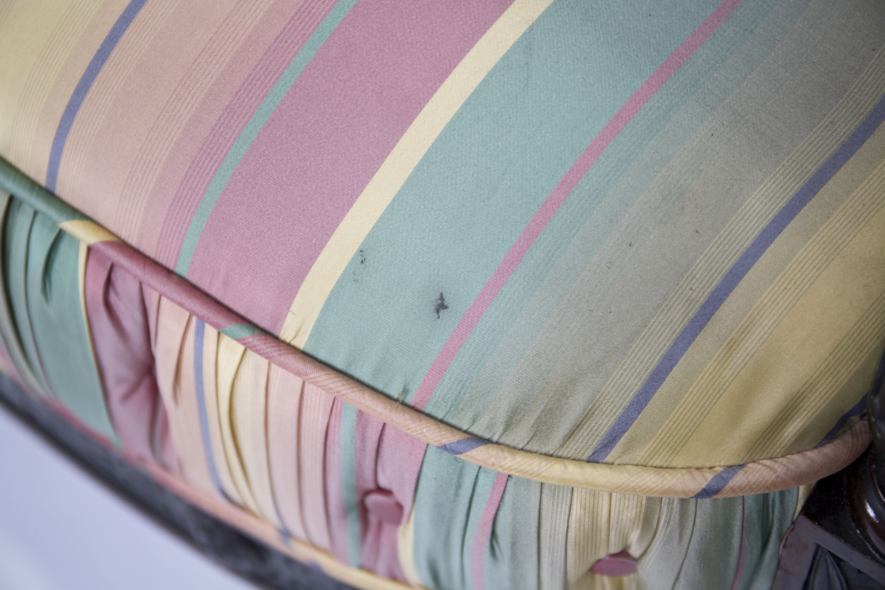 Spanish Revival Style Upholstered Loveseat