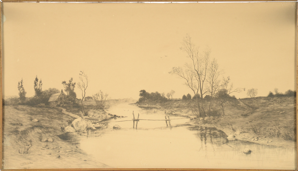 George W. Bohde Original 1890 Etching