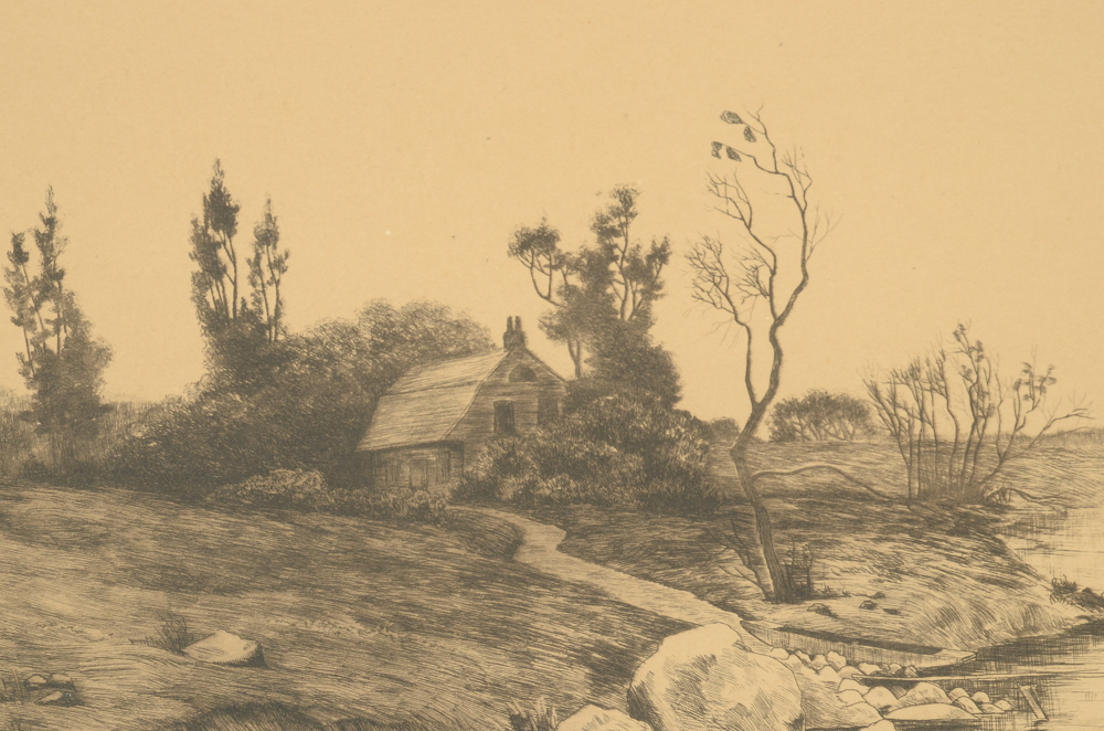 George W. Bohde Original 1890 Etching