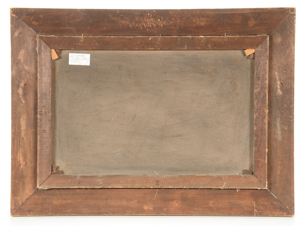 J. A. Leighner Antique Original Oil Landscape on Canvas