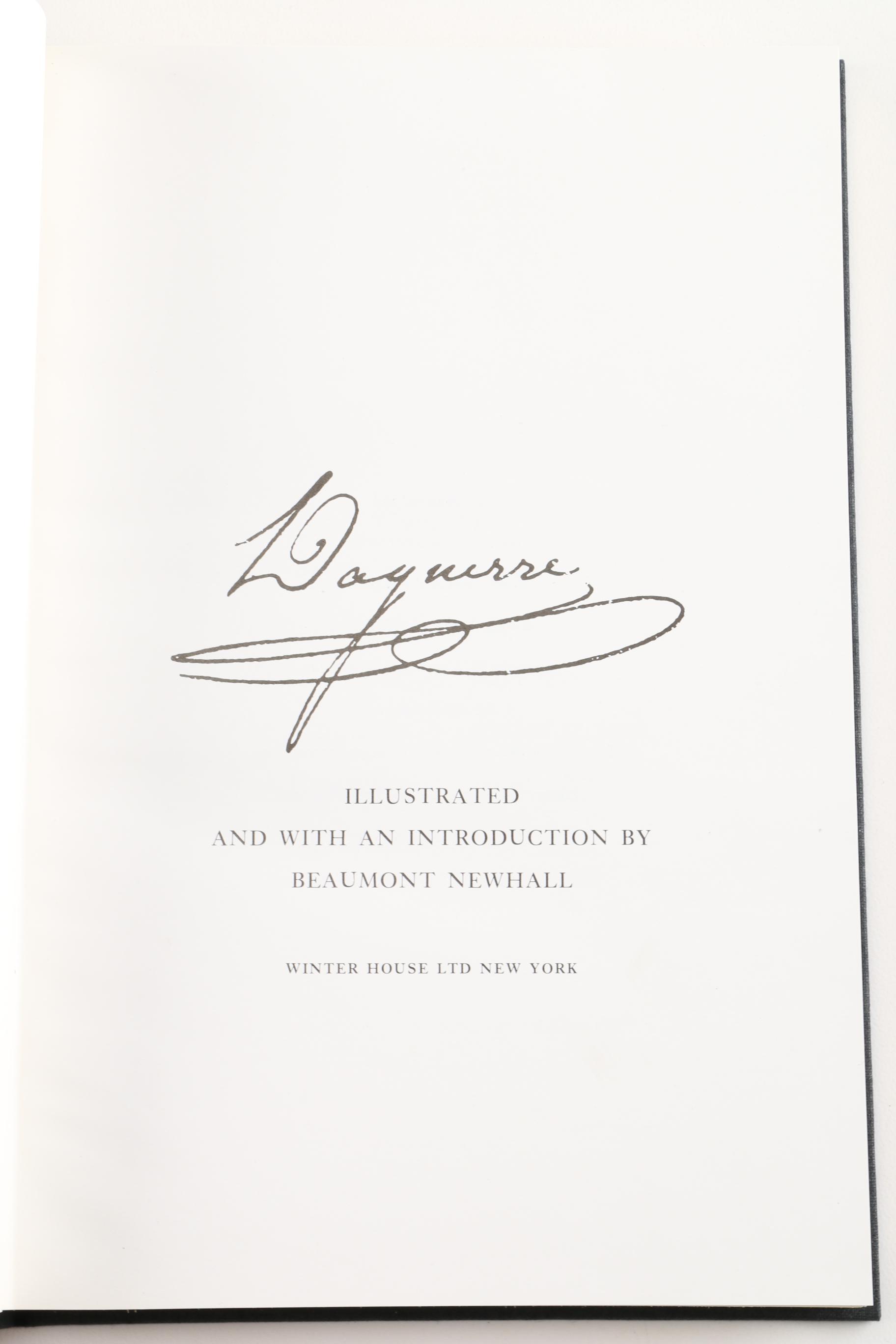 1971 "Daguerre" History Book on Daguerreotype Photography