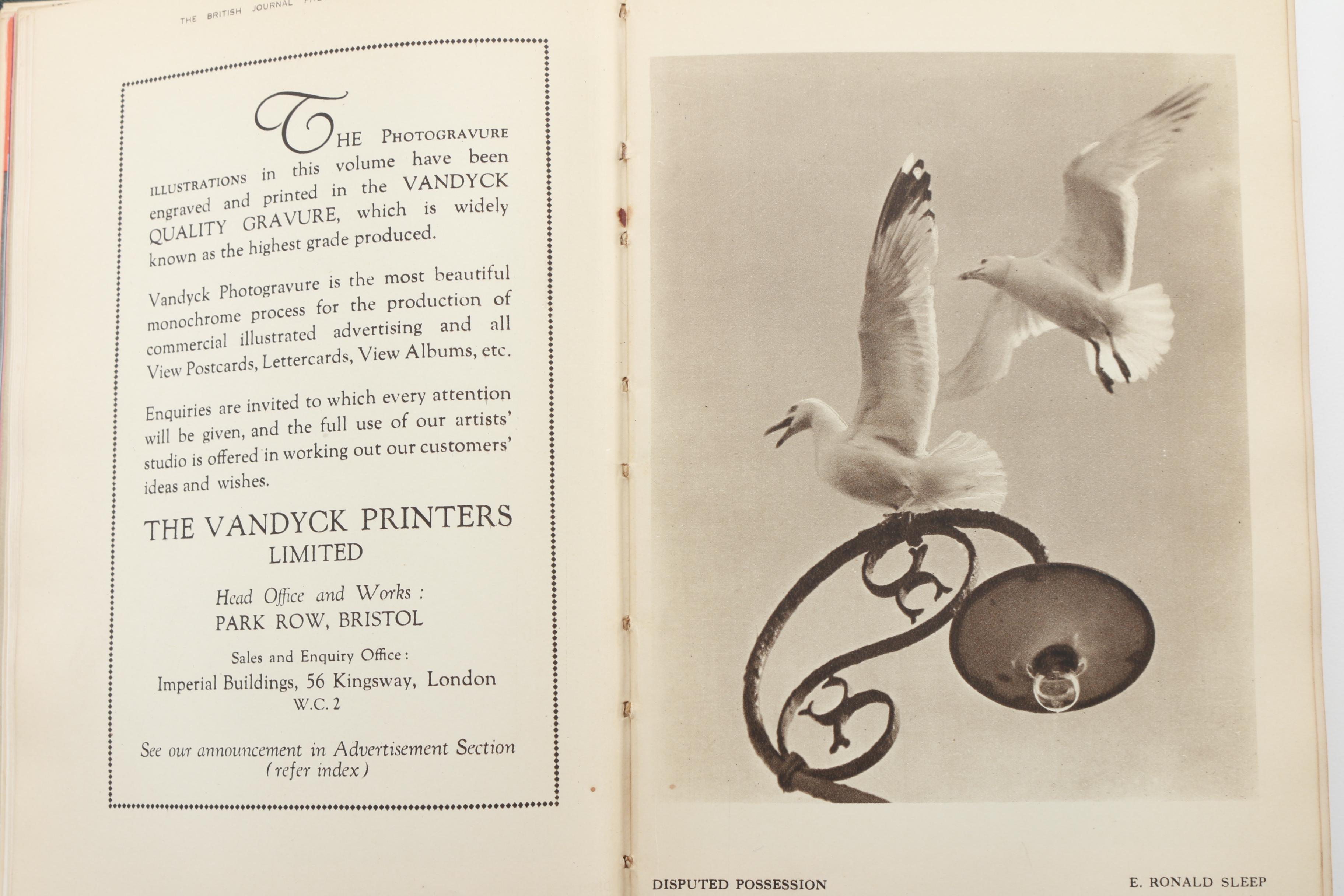 1937 "The British Journal Photographic Almanac and Photographer's Daily Companion"