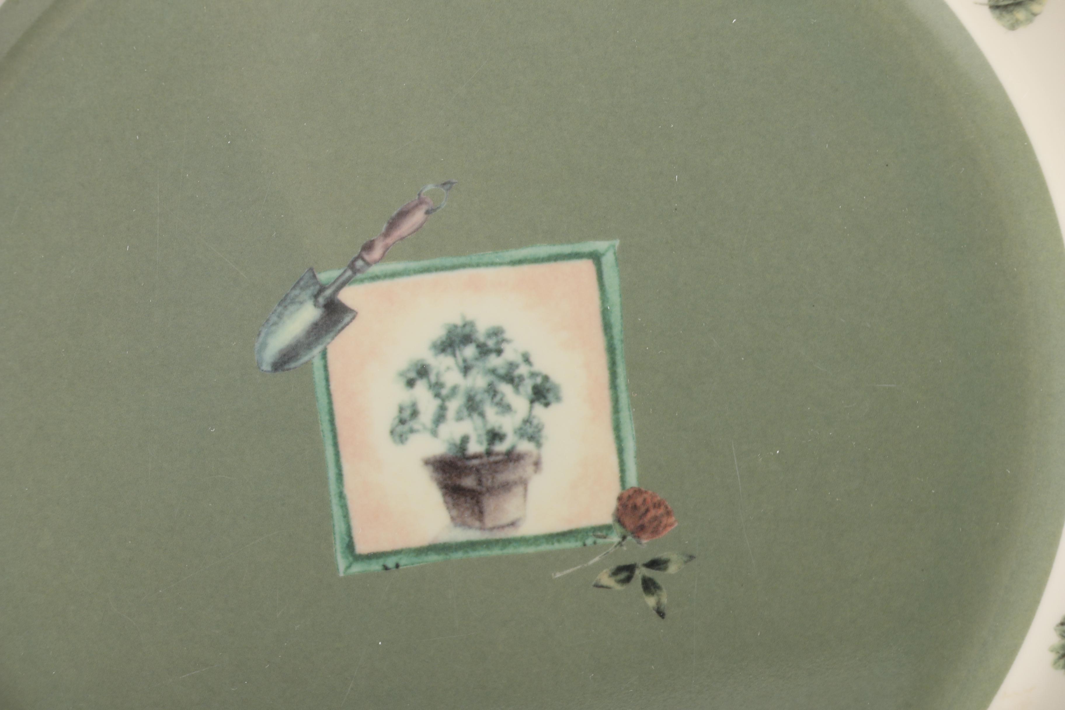 Pfaltzgraff Melamine Dish Set and Ceramic Pier One Mugs