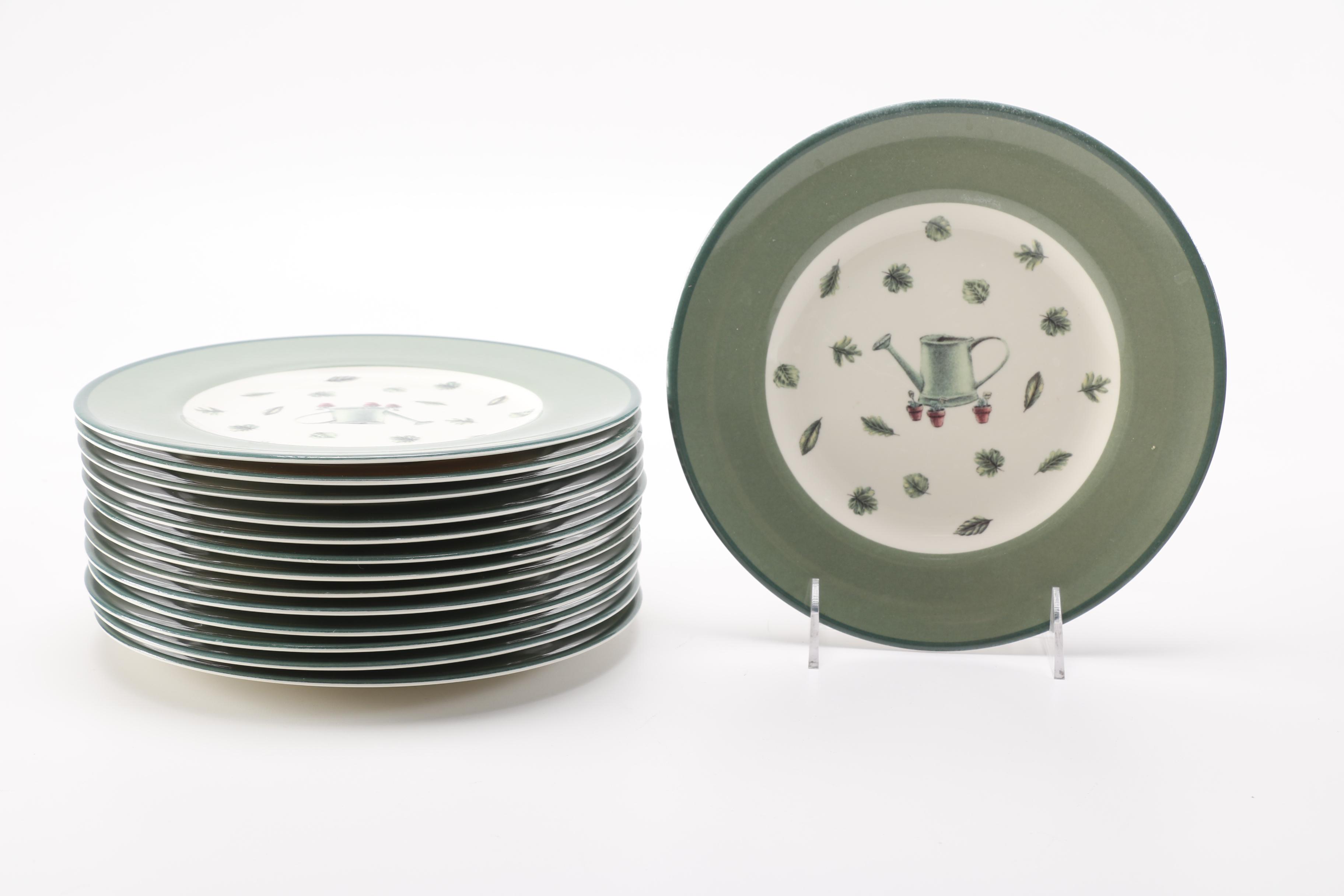 Pfaltzgraff Melamine Dish Set and Ceramic Pier One Mugs