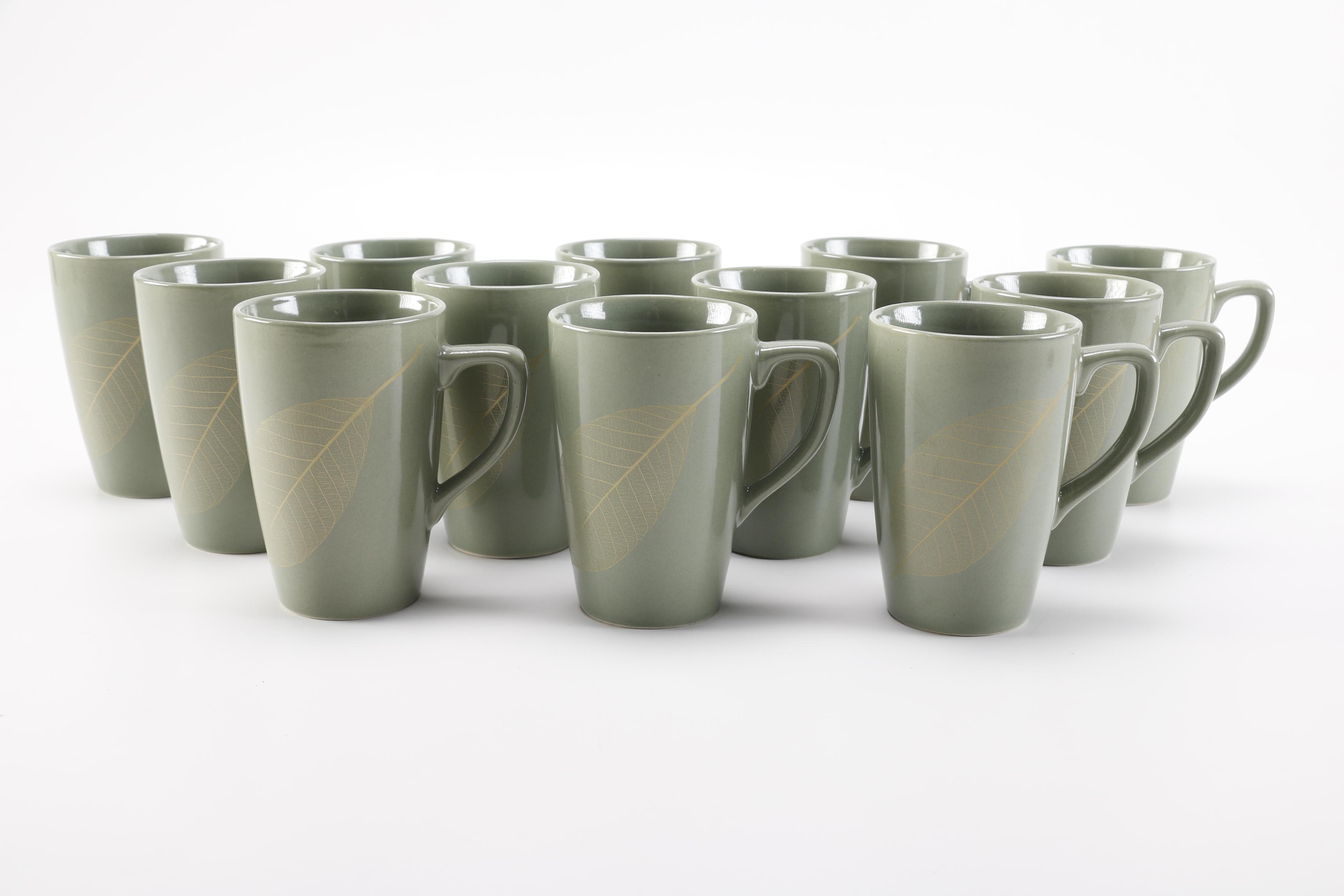 Pfaltzgraff Melamine Dish Set and Ceramic Pier One Mugs