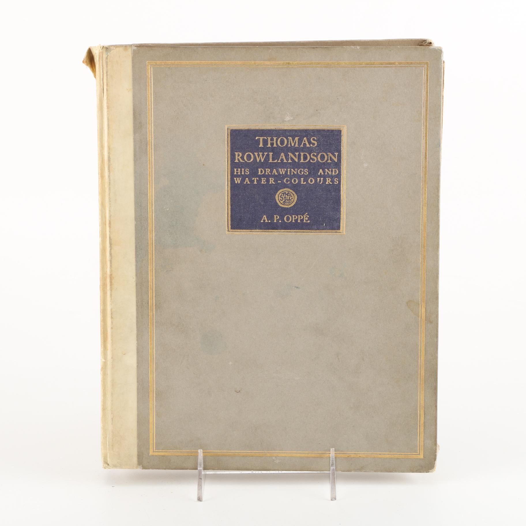 1923 "Thomas Rowlandson: His Drawings and Water-Colours" by A. P. Oppé
