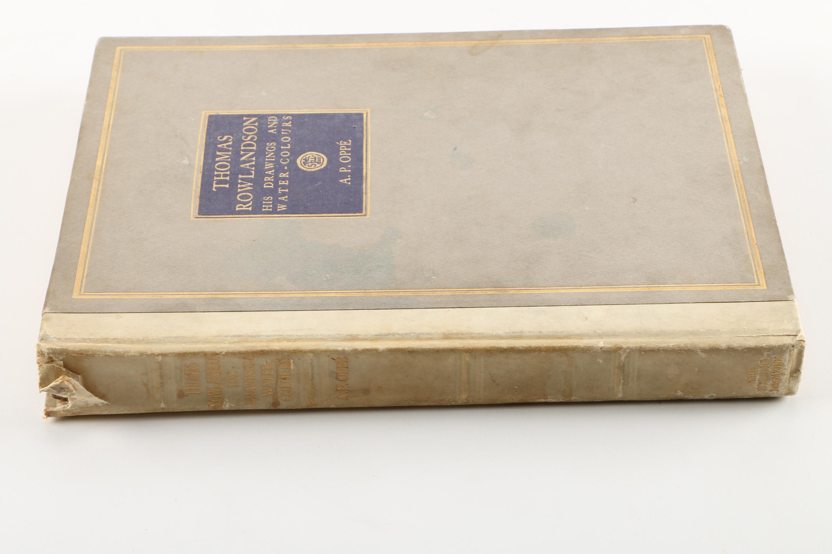 1923 "Thomas Rowlandson: His Drawings and Water-Colours" by A. P. Oppé