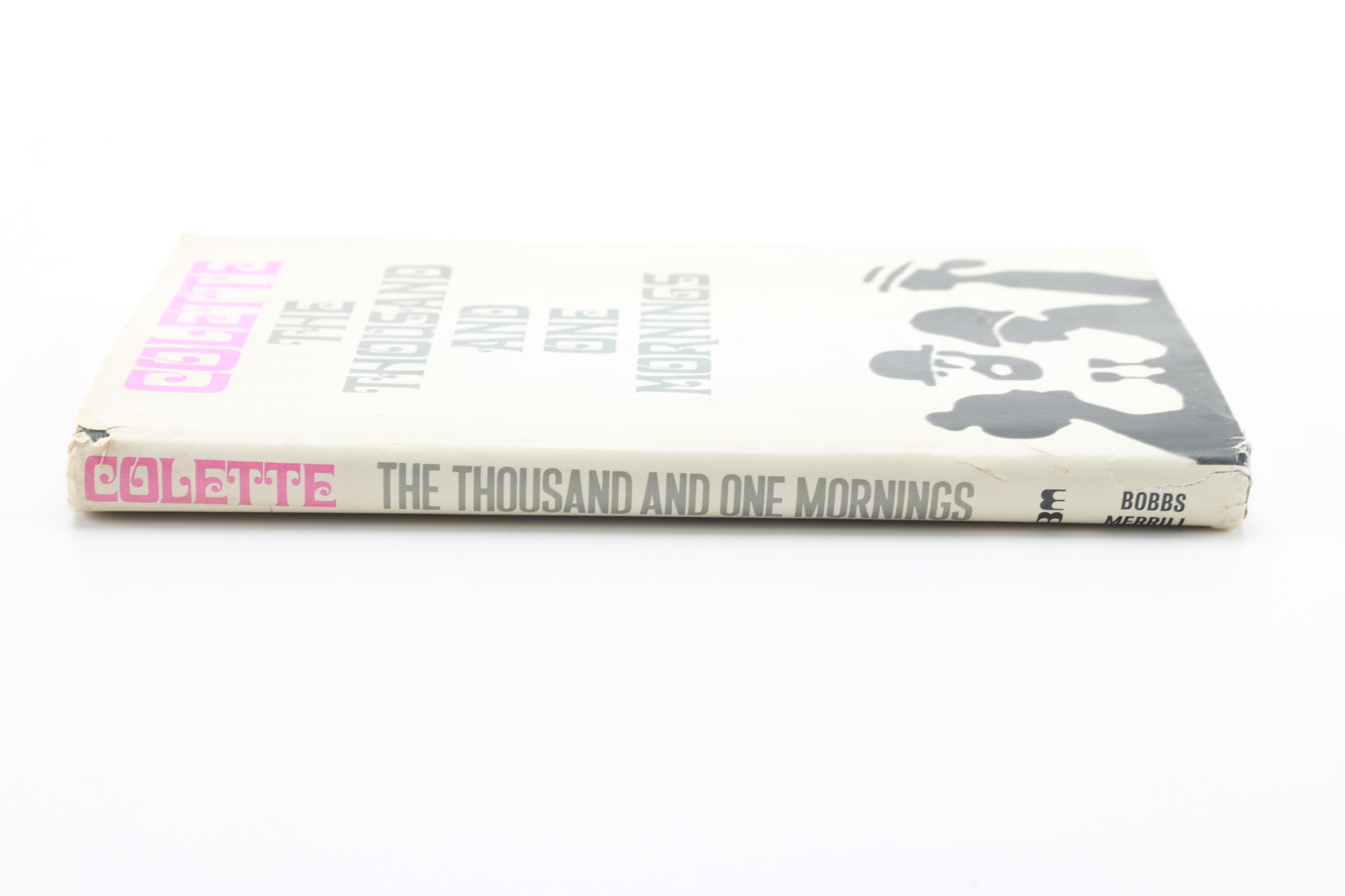 1973 First U.S Printing "The Thousand and One Mornings" by Colette