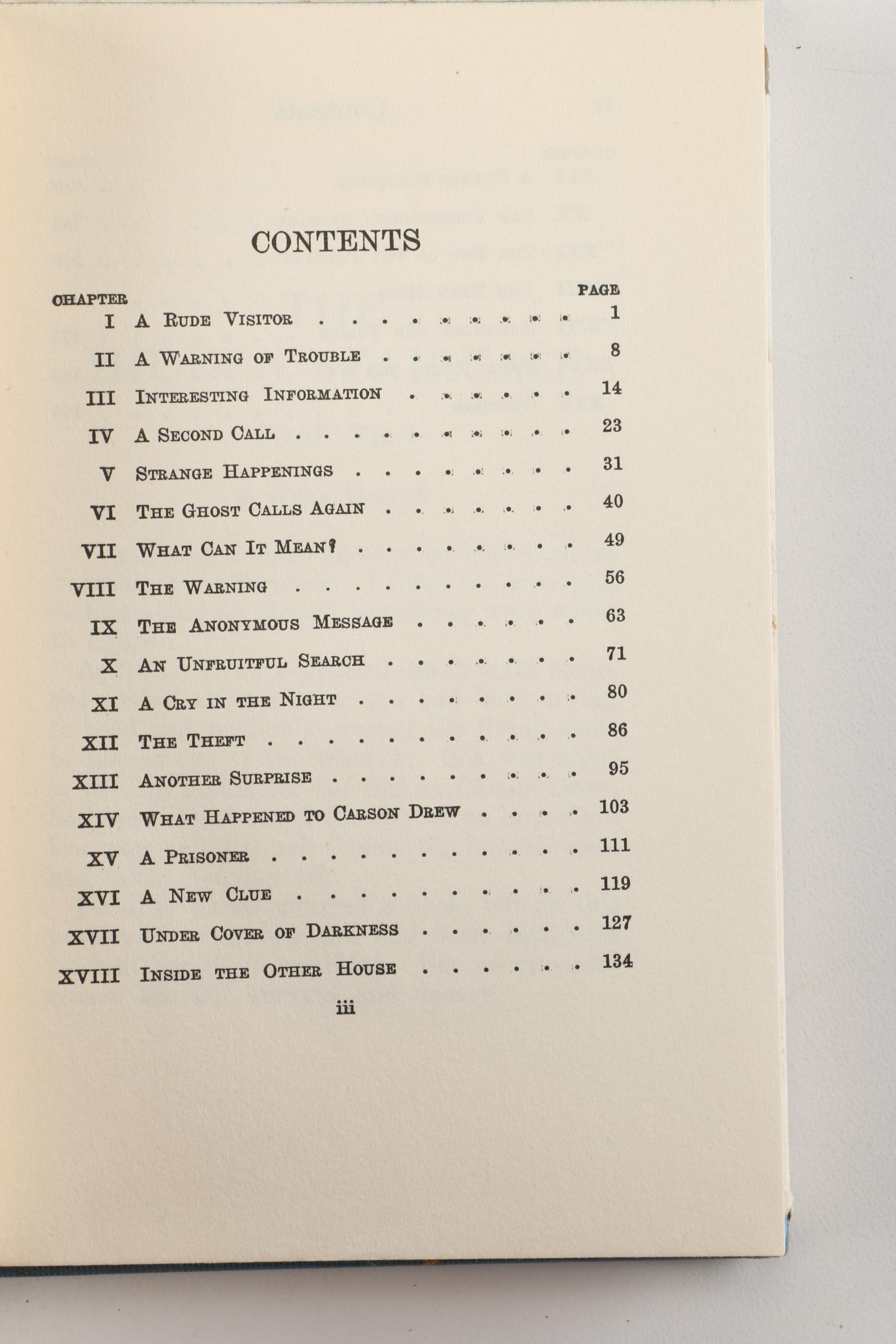1949 Nancy Drew Novel "The Hidden Staircase"