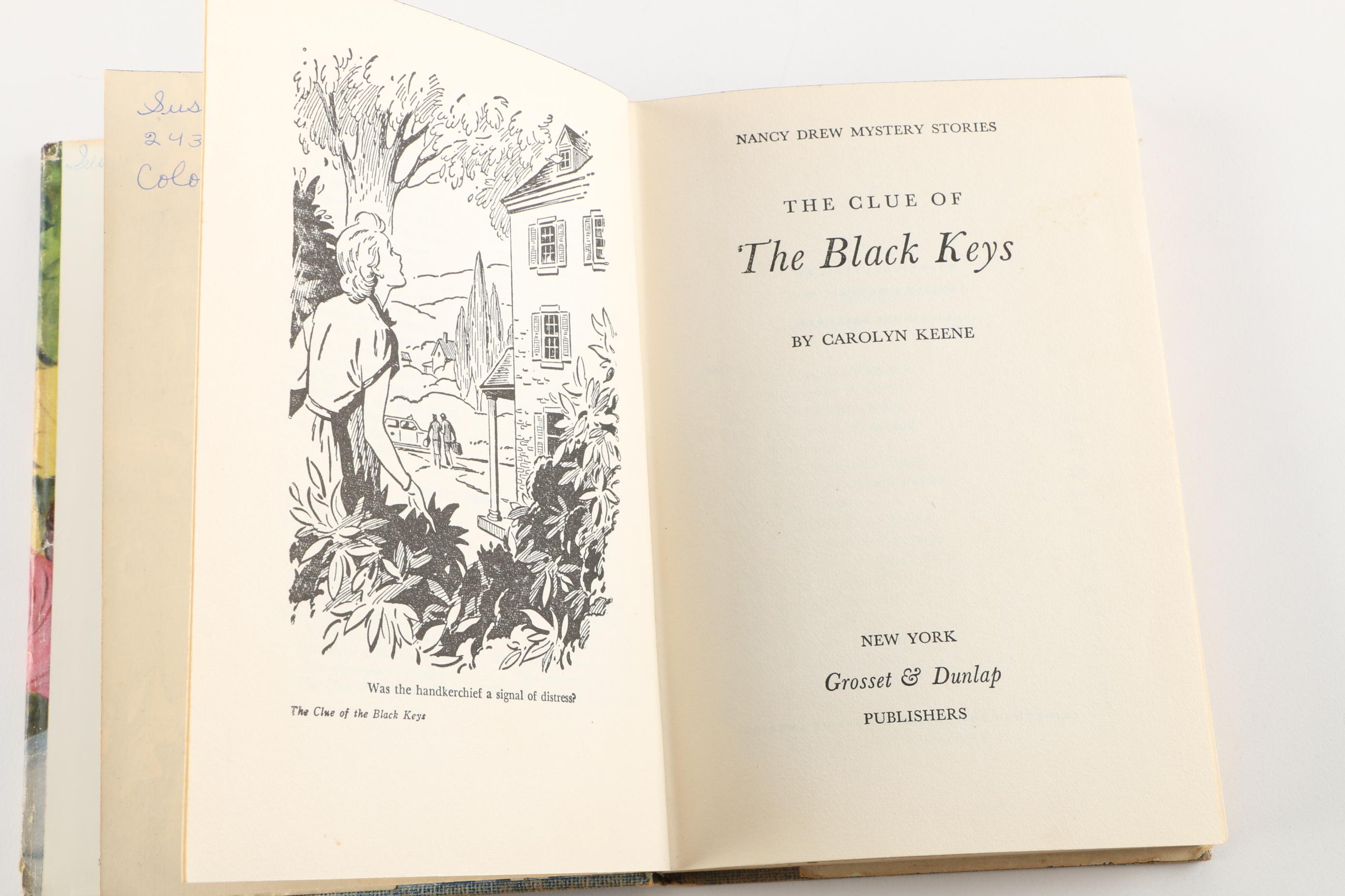 1960 Nancy Drew Novel "The Clue of the Black Keys"
