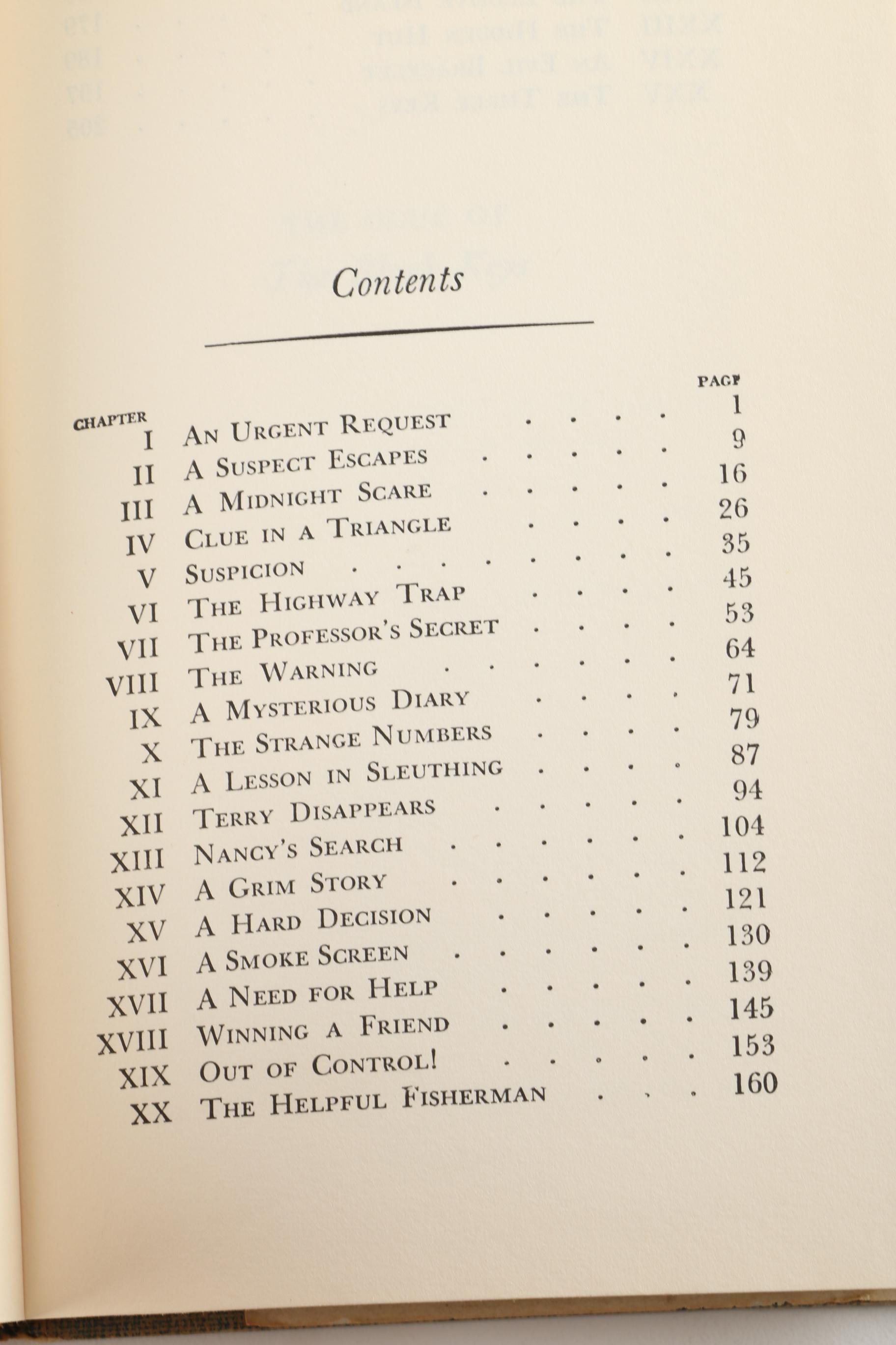 1960 Nancy Drew Novel "The Clue of the Black Keys"