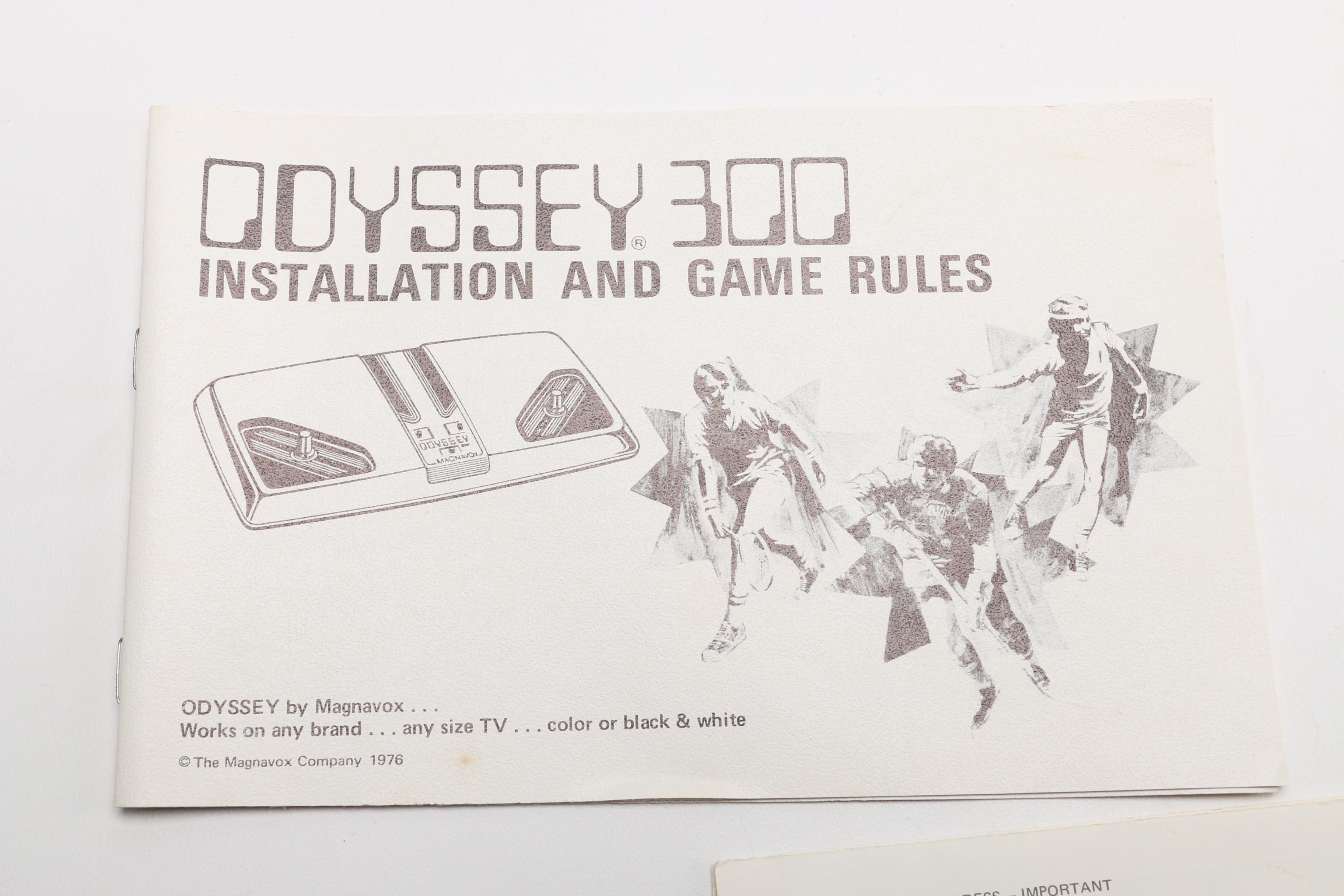 1976 Magnavox Odyssey 300 Video Game Console