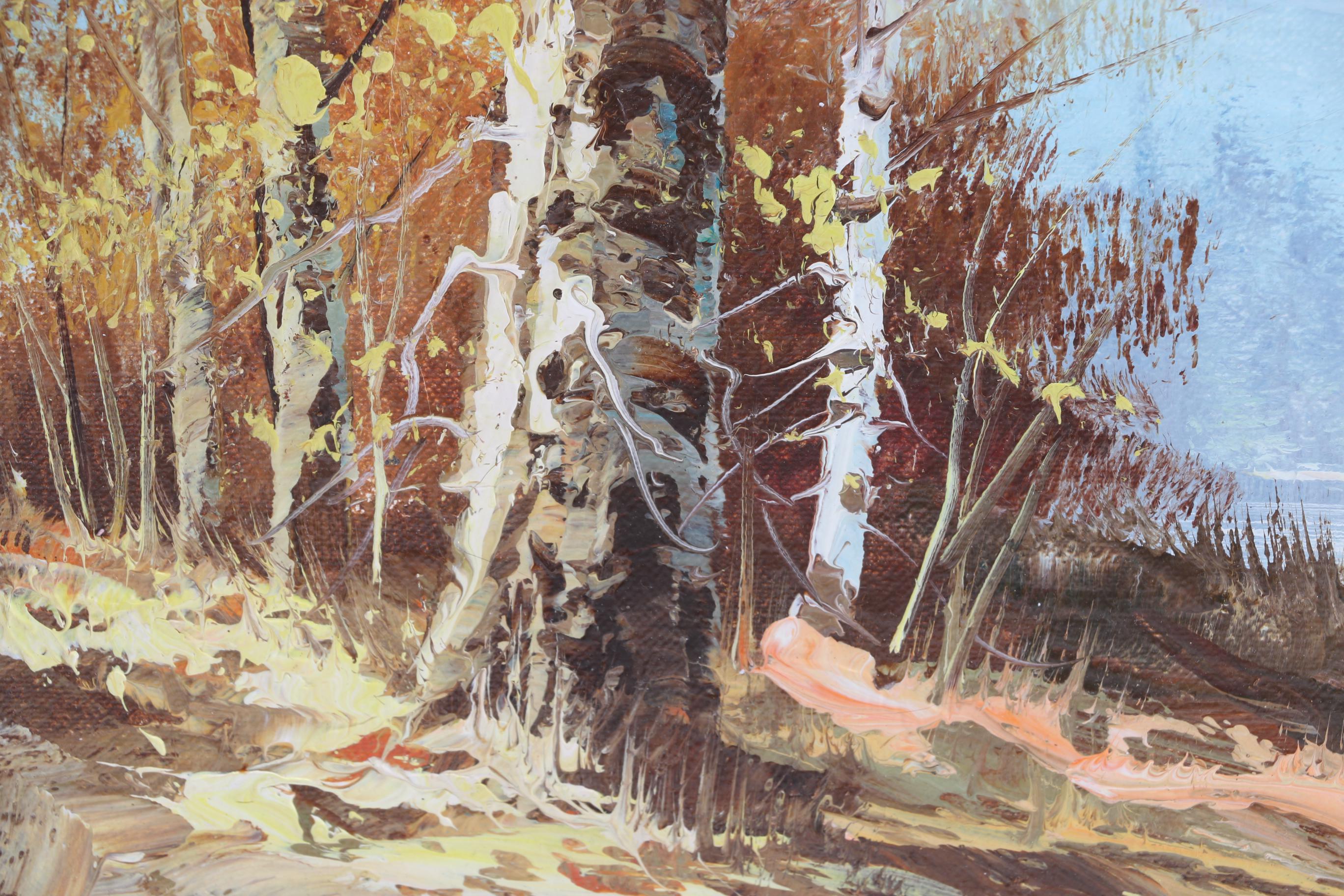 Original Oil on Canvas of a Mountain Landscape