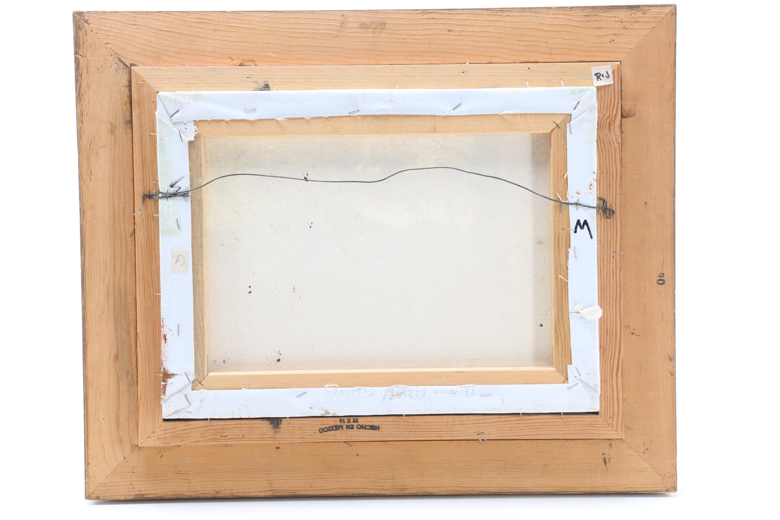 Original Oil on Canvas of a Mountain Landscape