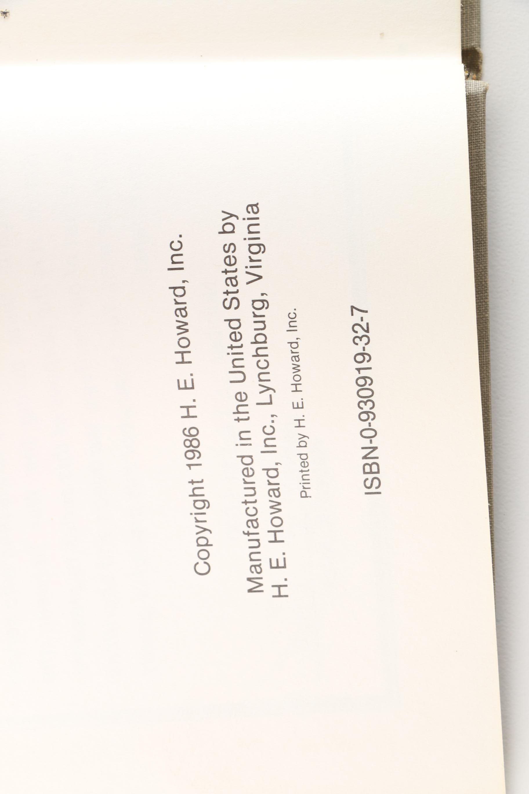 1986 Signed Limited First Edition of "The Fredericksburg Artillery" by Robert Krick