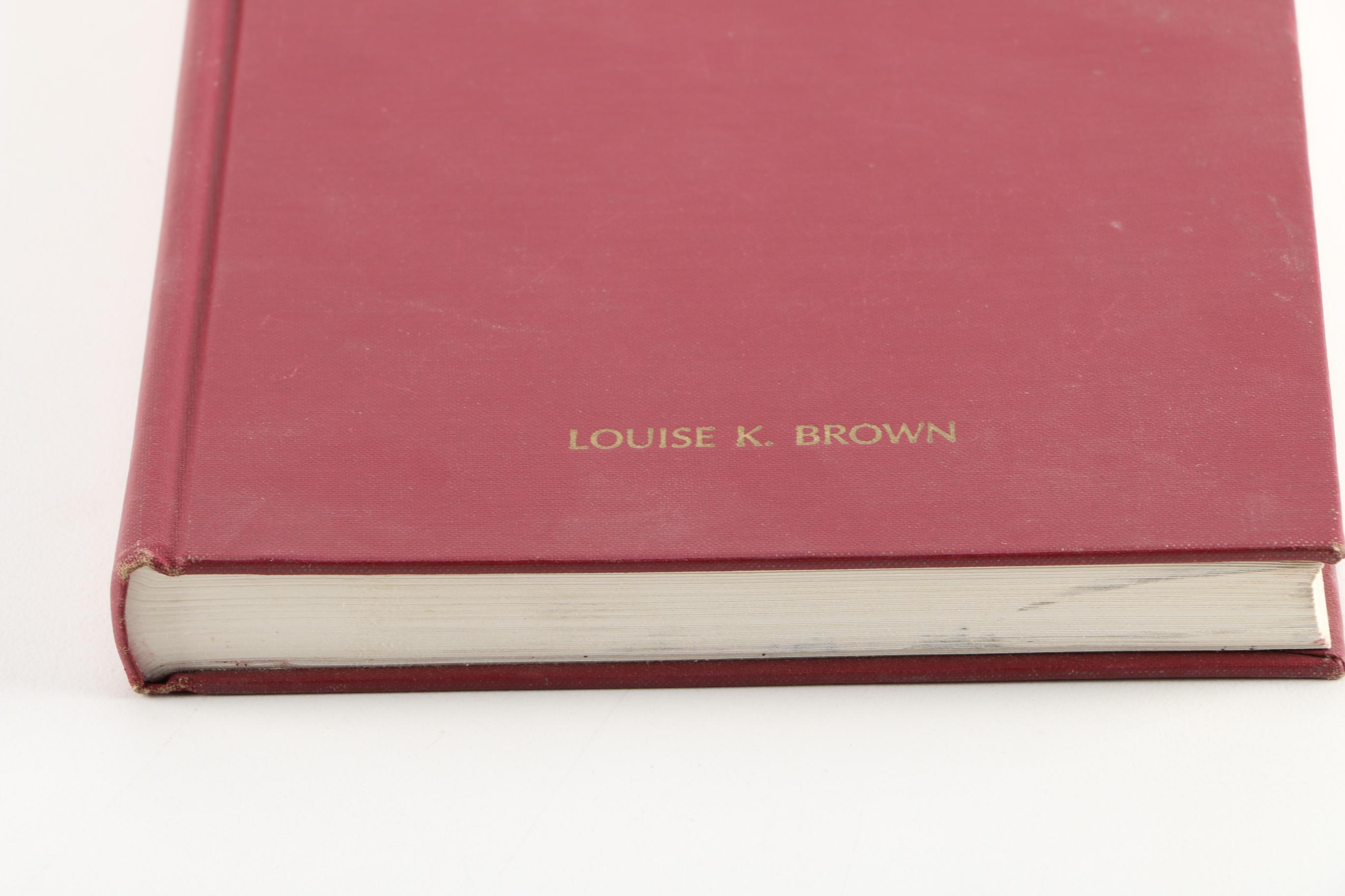 1968 First Edition Signed "Wilderness Town, The Story of Bedford, Massachusetts" by Louise K. Brown