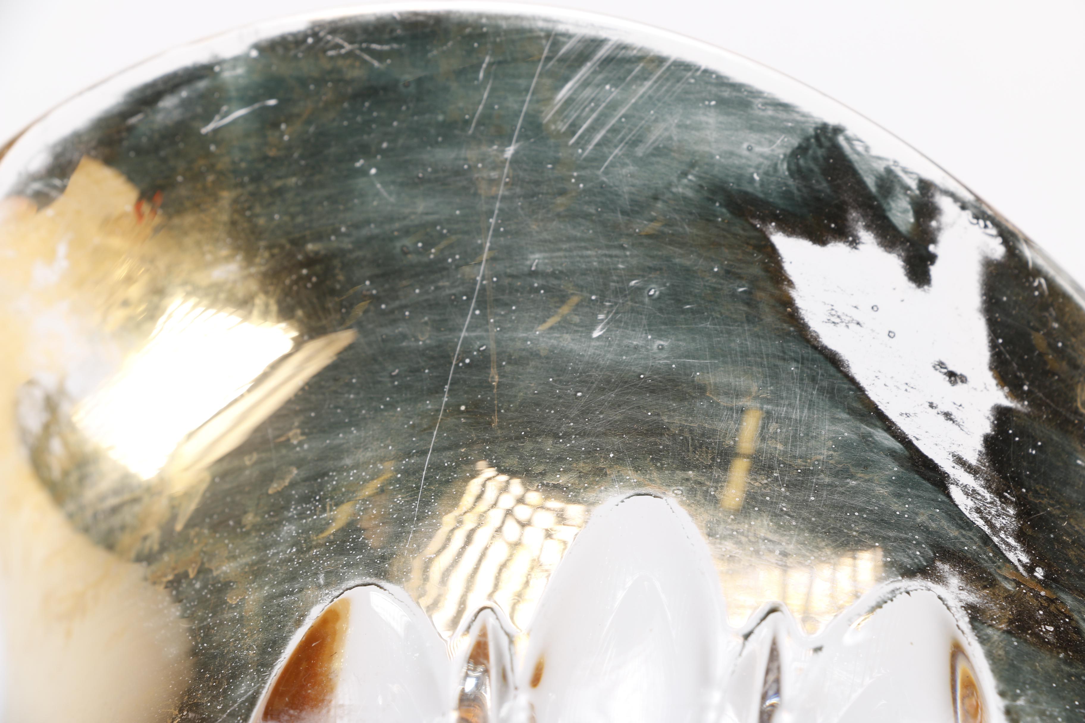 Vintage Heisy Gold Trimmed "Prince Of Wales Plumes" Glassware Set