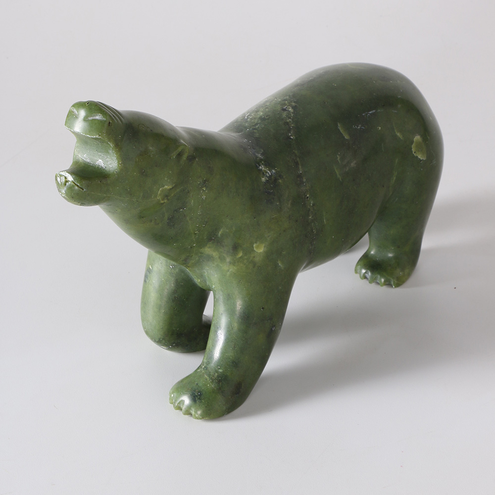 K. Pudiat Serpentine Polar Bear With Seal