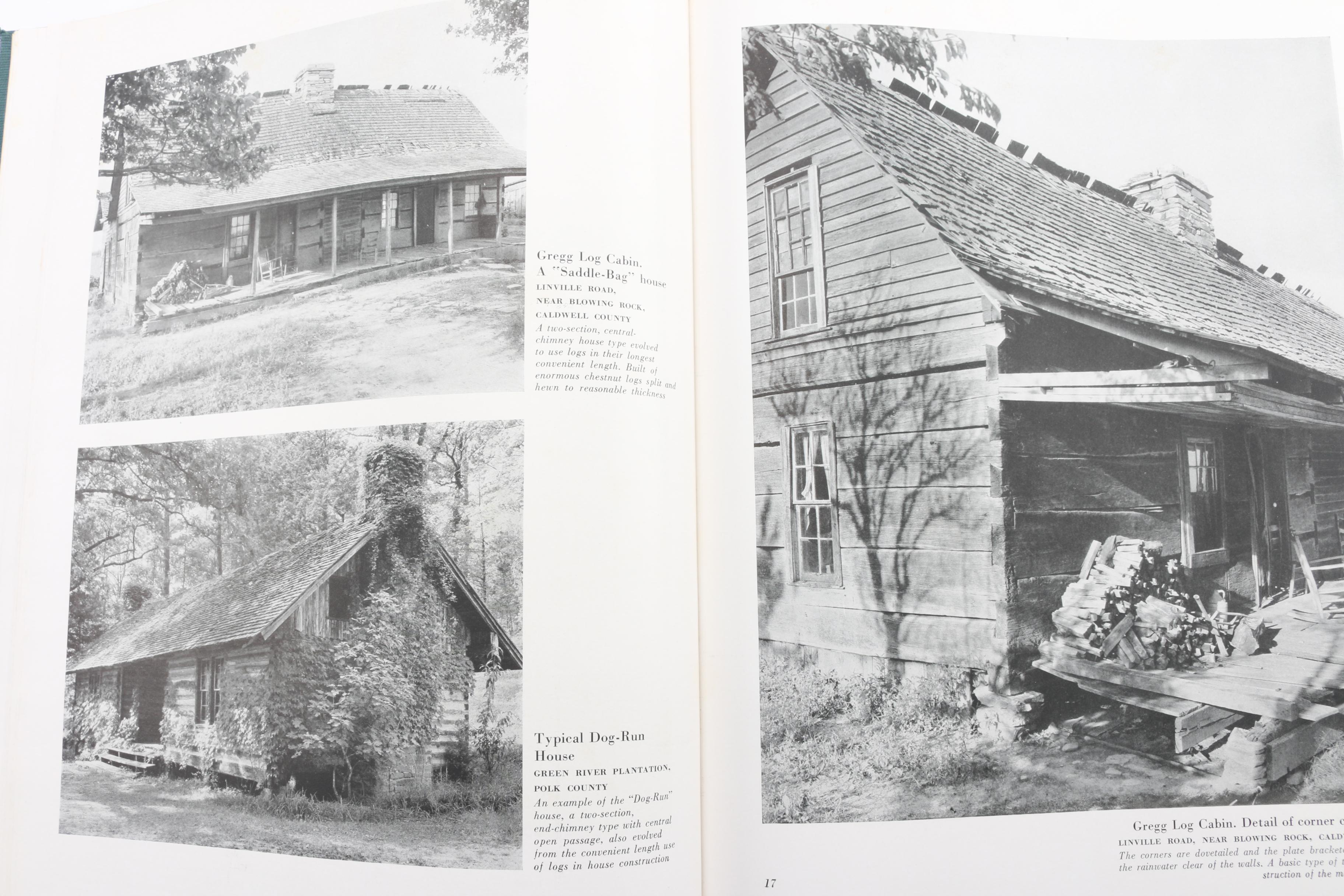 1941 "The Early Architecture of North Carolina: A Pictorial Survey"
