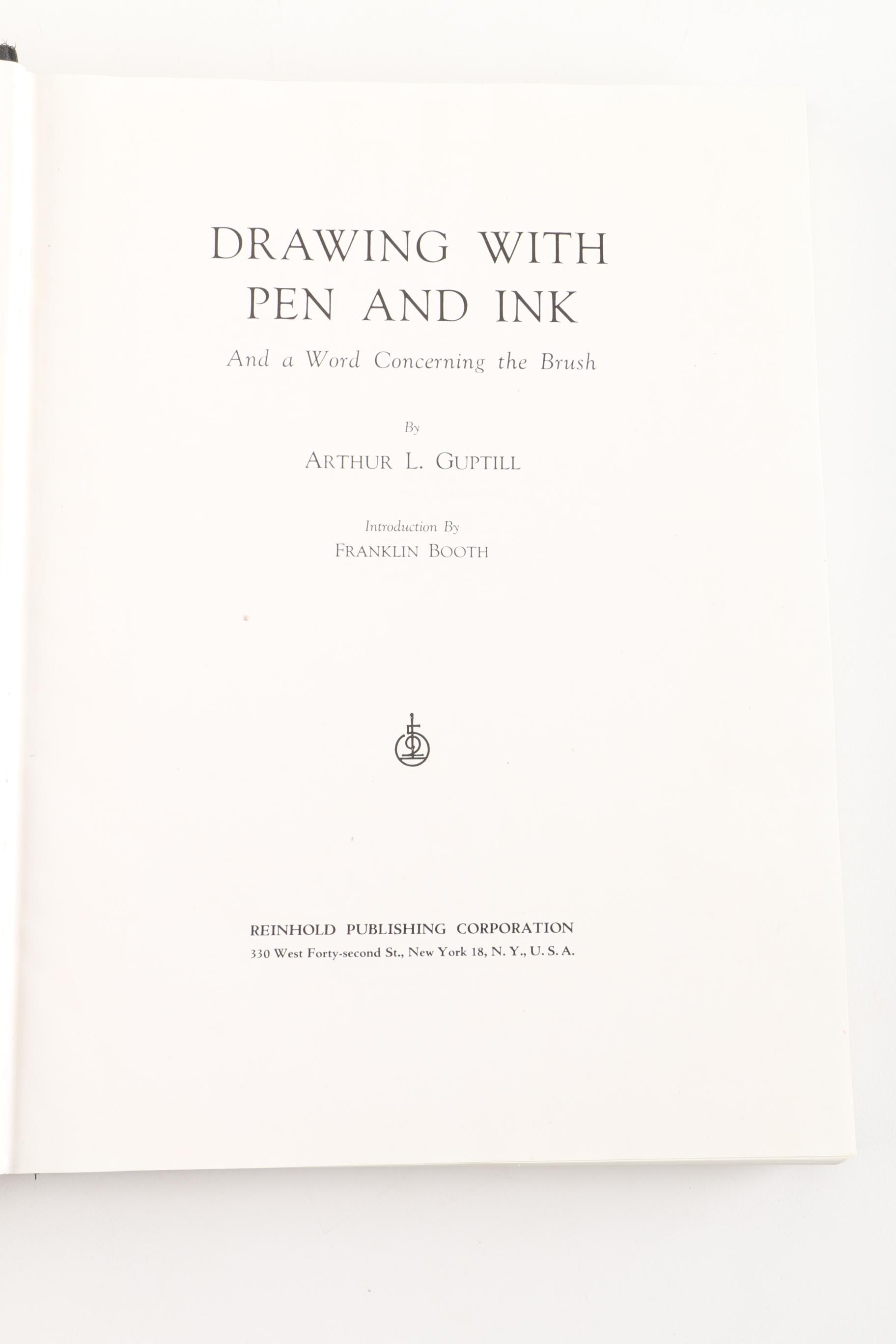 Fifth Printing "Drawing With Pen and Ink" by Franklin Booth