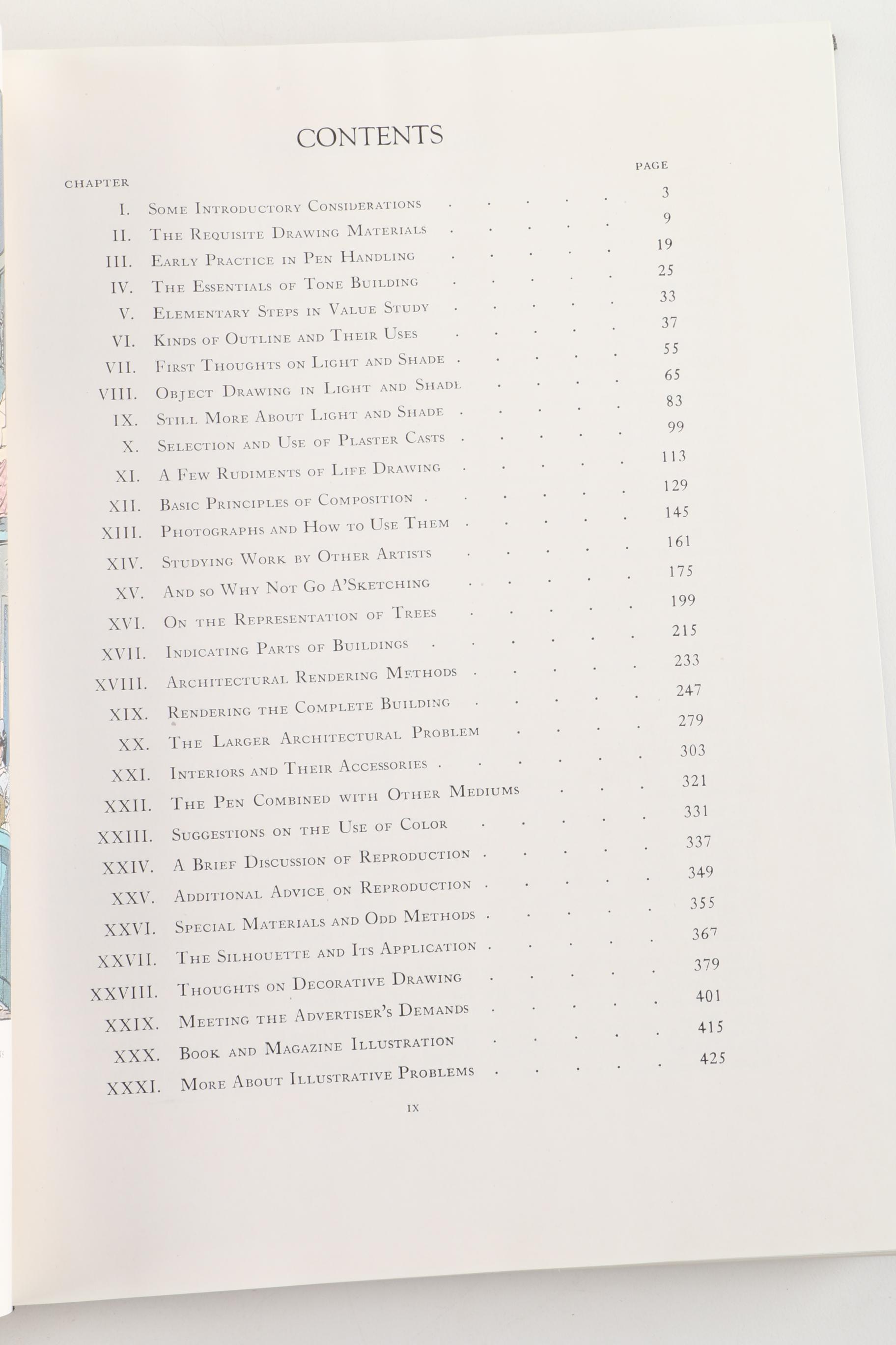 Fifth Printing "Drawing With Pen and Ink" by Franklin Booth