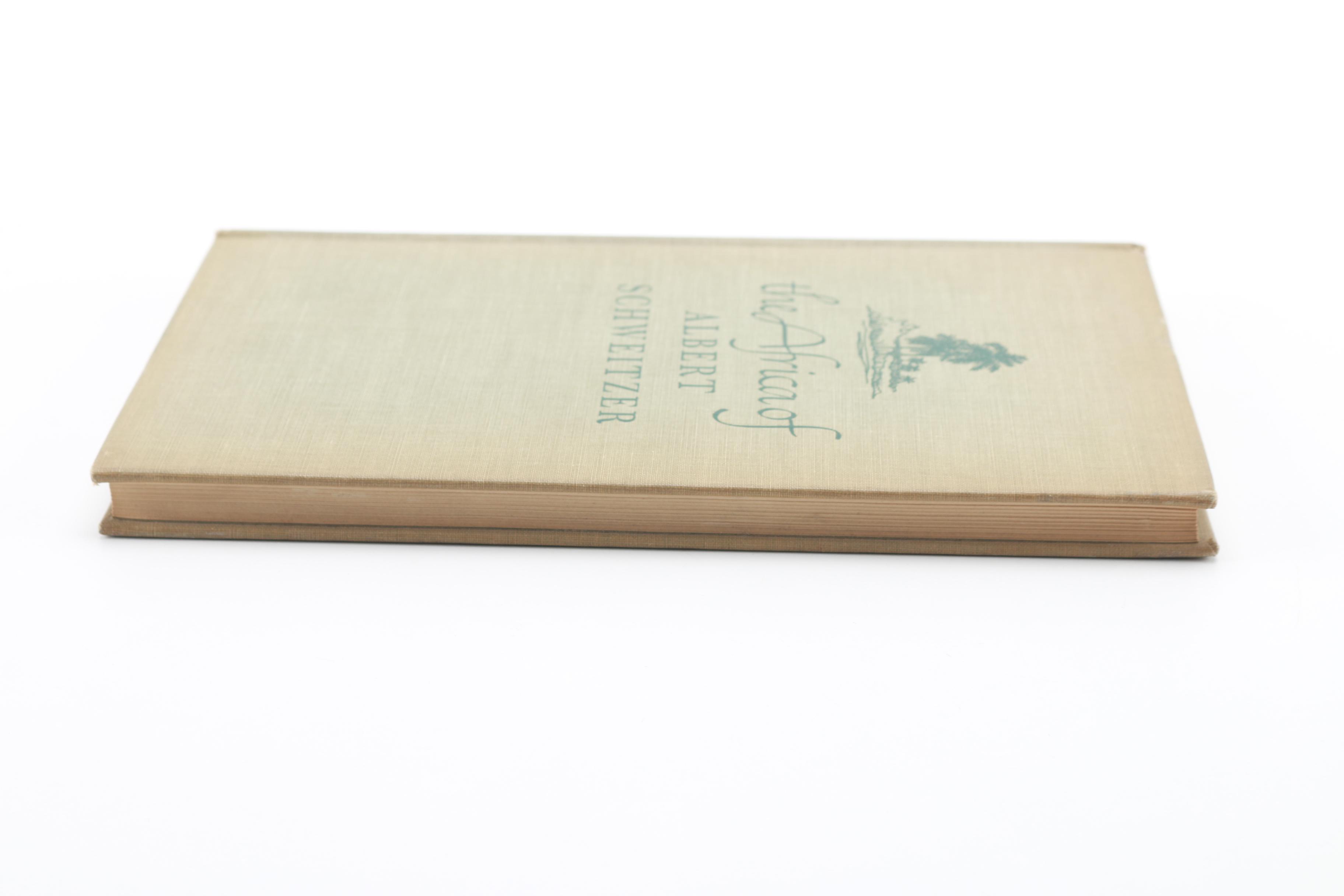 1948 "The Africa of Albert Schweitzer" by Charles R. Joy & Melvin Arnold