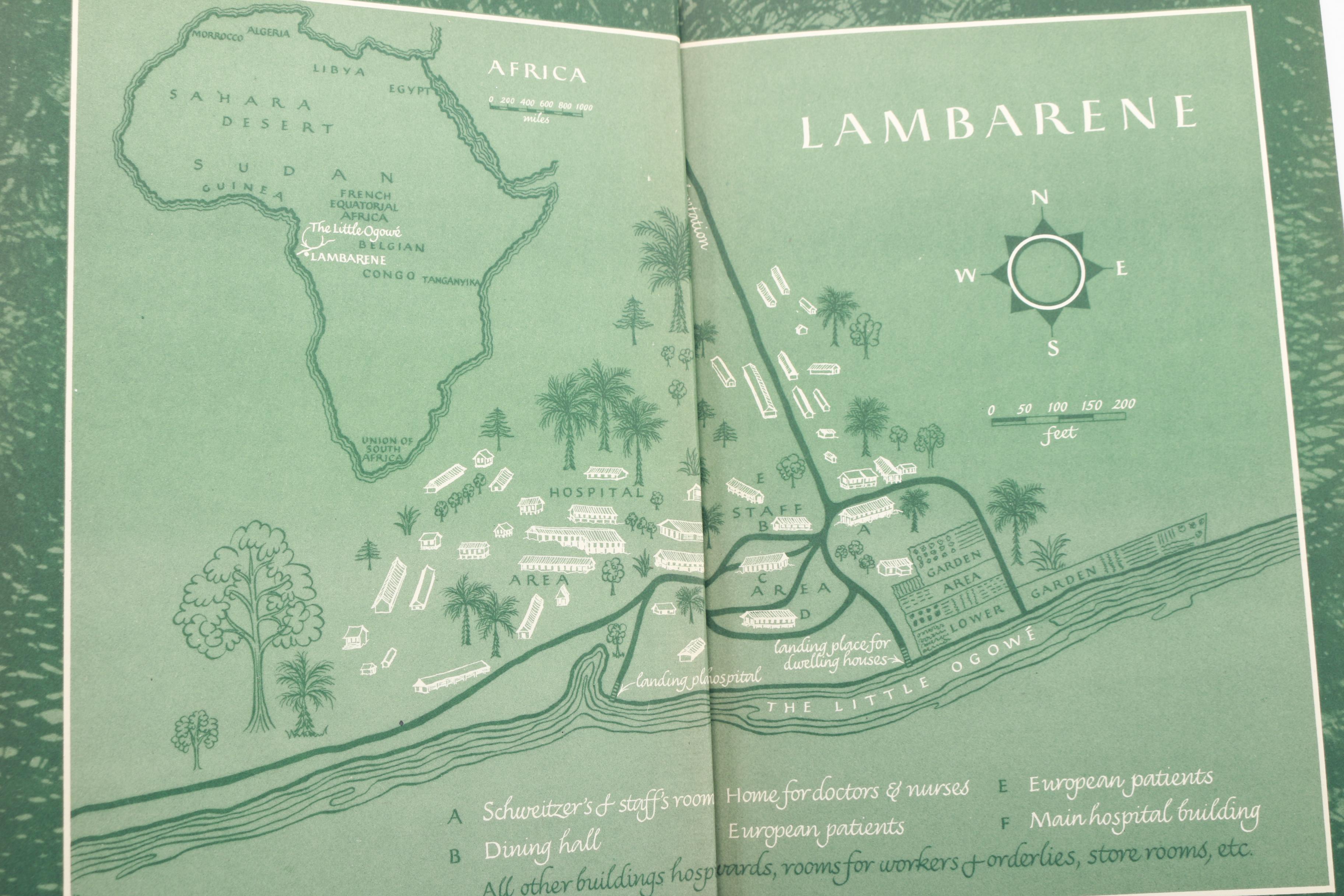 1948 "The Africa of Albert Schweitzer" by Charles R. Joy & Melvin Arnold