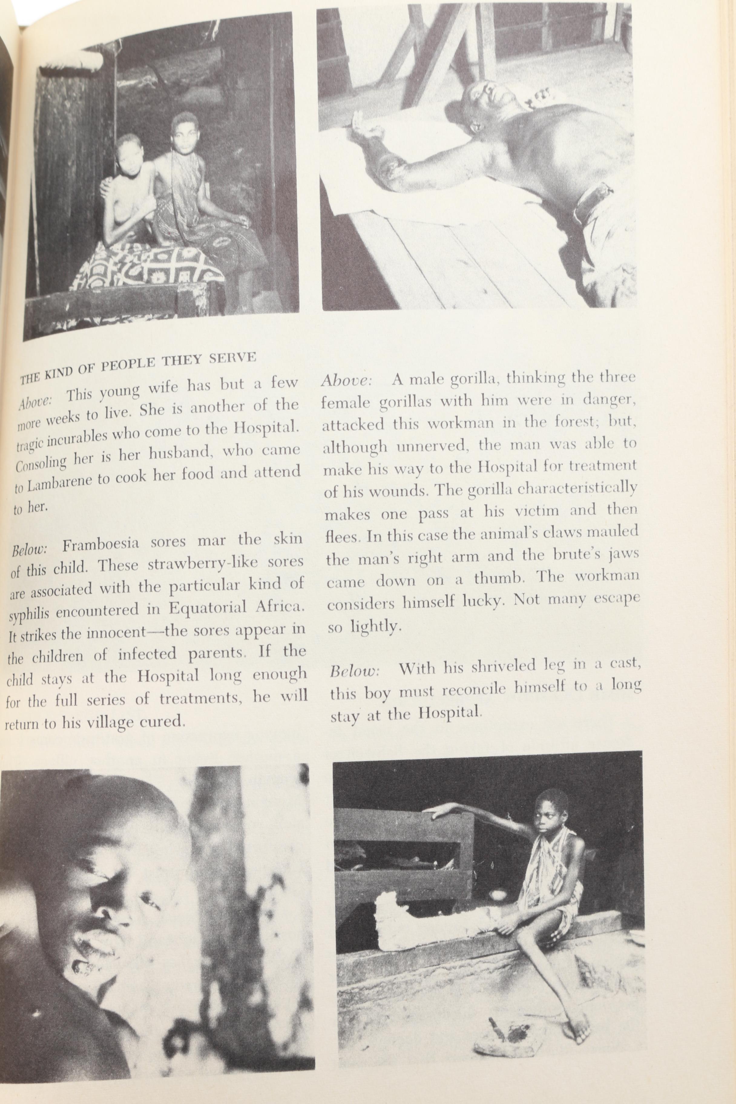 1948 "The Africa of Albert Schweitzer" by Charles R. Joy & Melvin Arnold