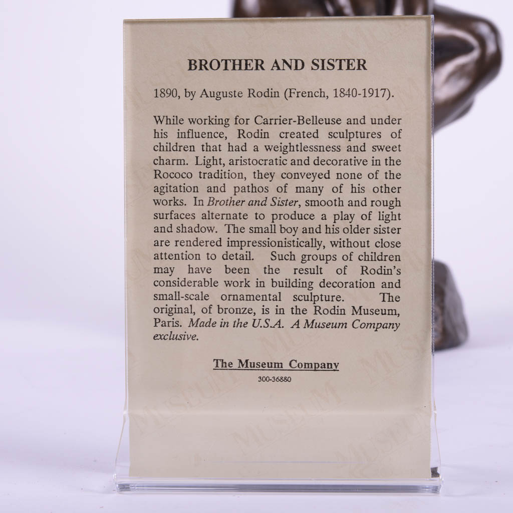 Reproduction Sculpture of Auguste Rodin's "Brother and Sister"