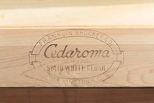 Franklin White Cedar Chest