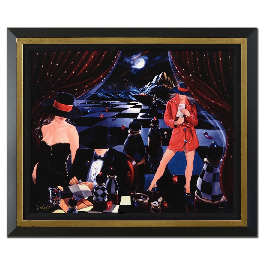 Victor Ostrovsky Limited Edition Giclée "The Game"