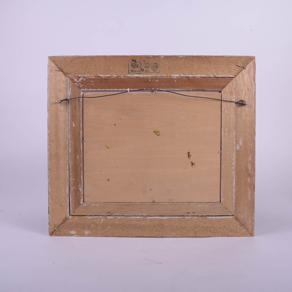 Original Mountain Landscape Oil Painting Signed I. Cafieri