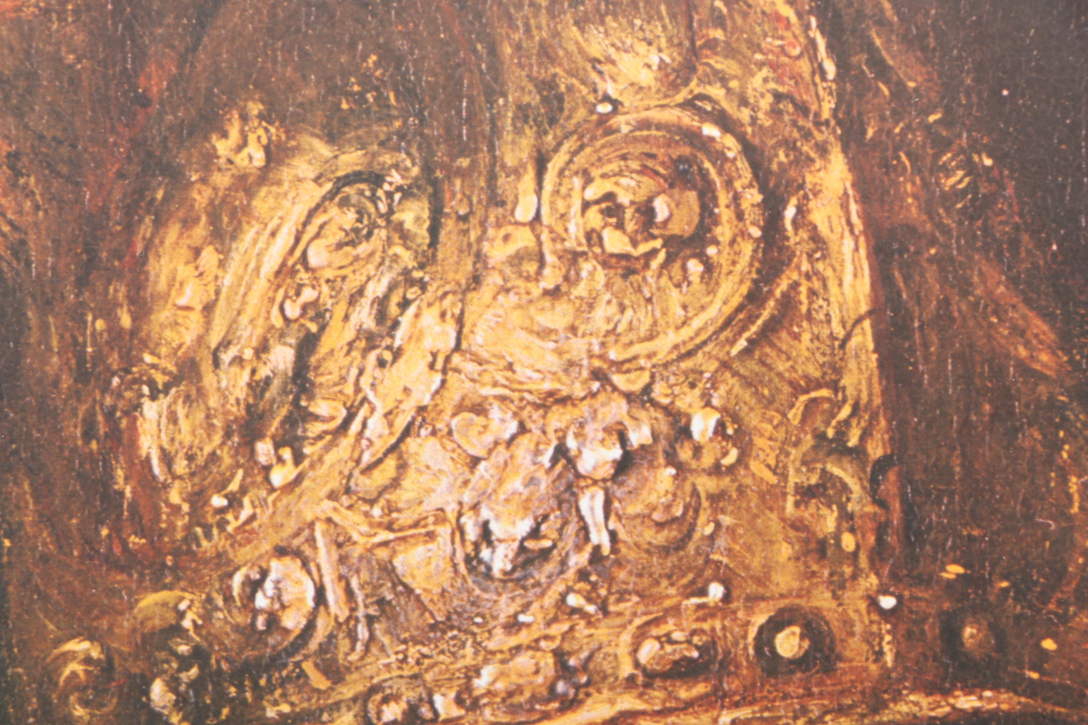 After Rembrandt Offset Lithograph "The Man with the Golden Helmet"