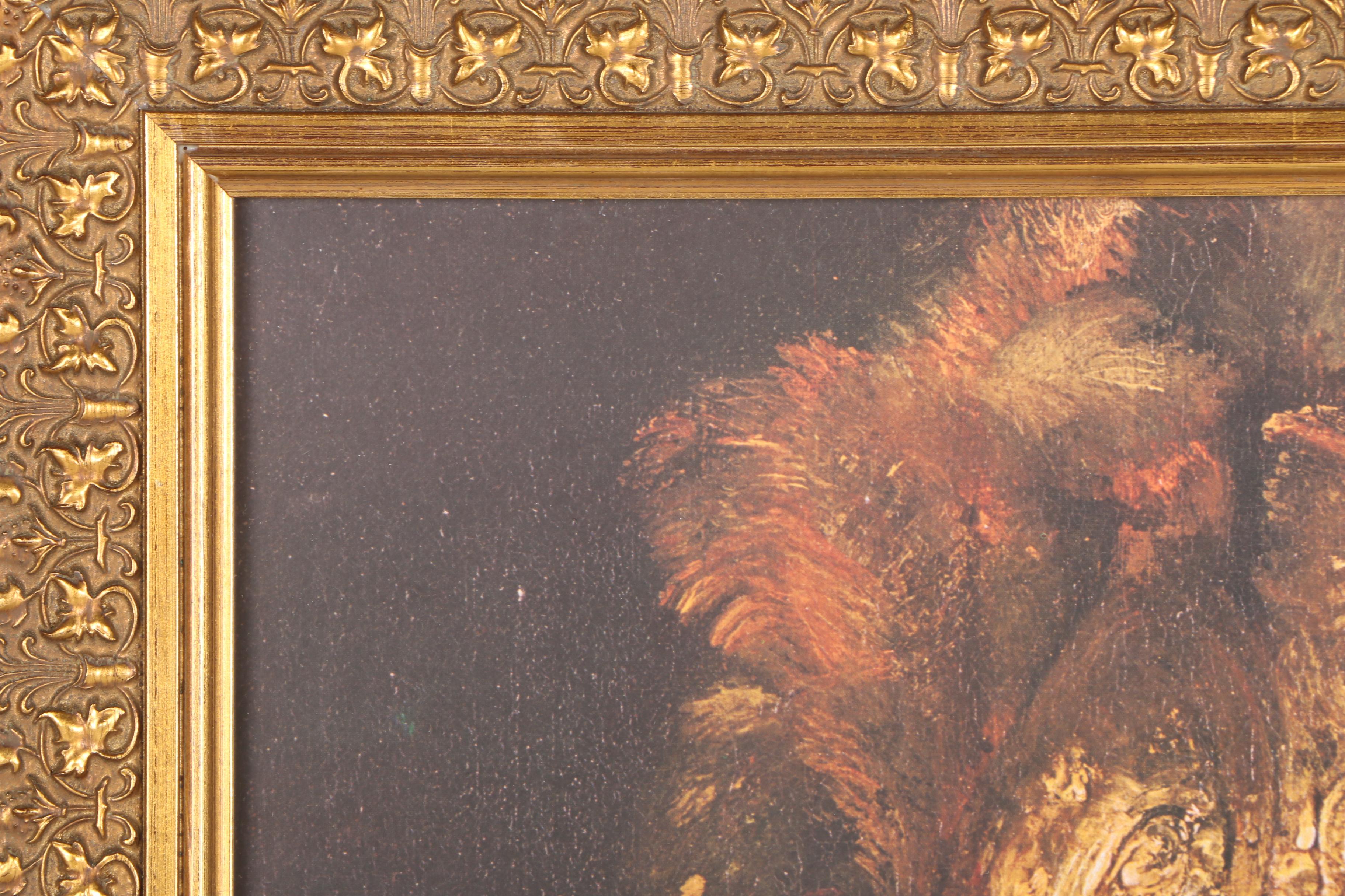 After Rembrandt Offset Lithograph "The Man with the Golden Helmet"