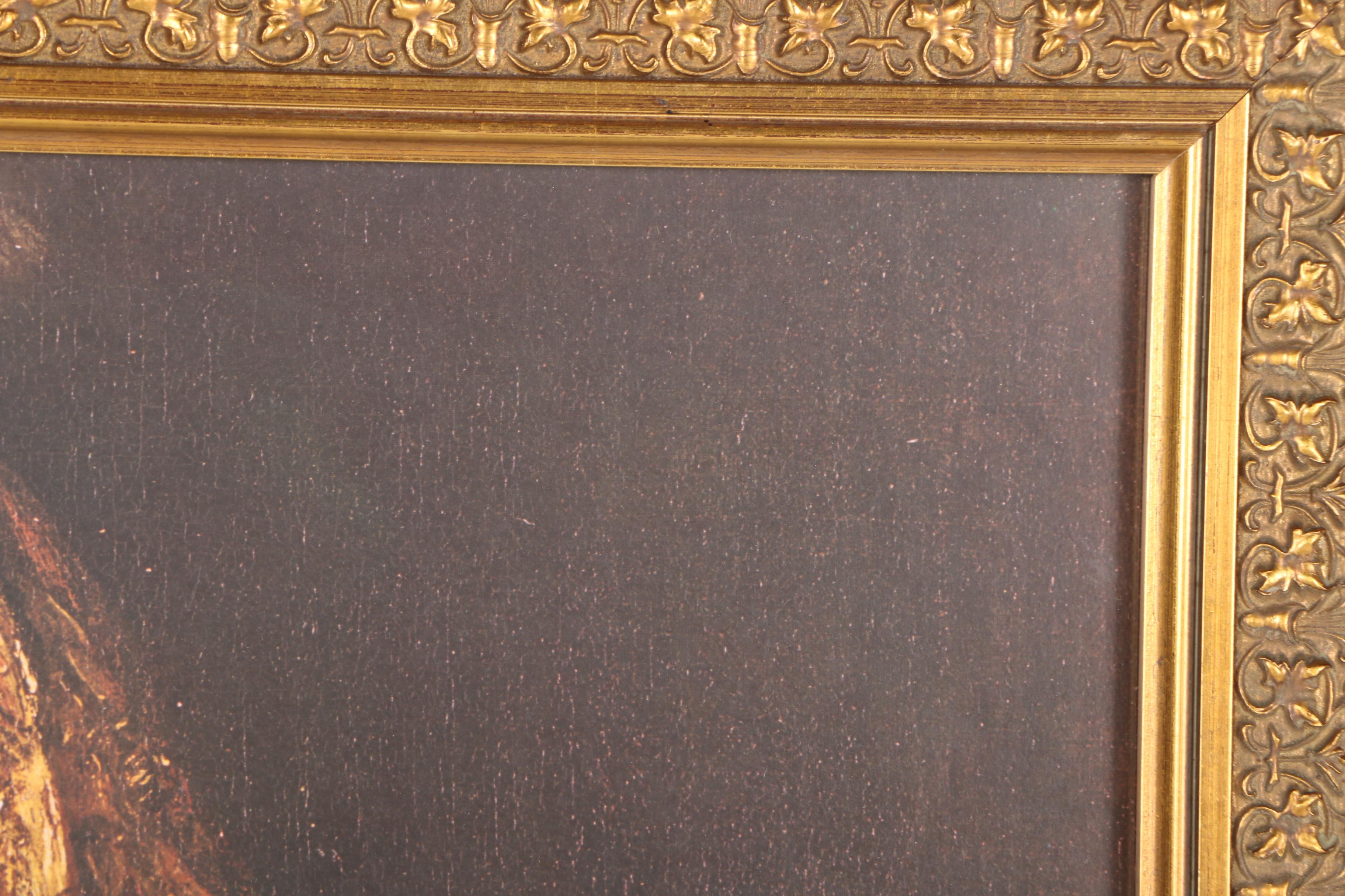 After Rembrandt Offset Lithograph "The Man with the Golden Helmet"