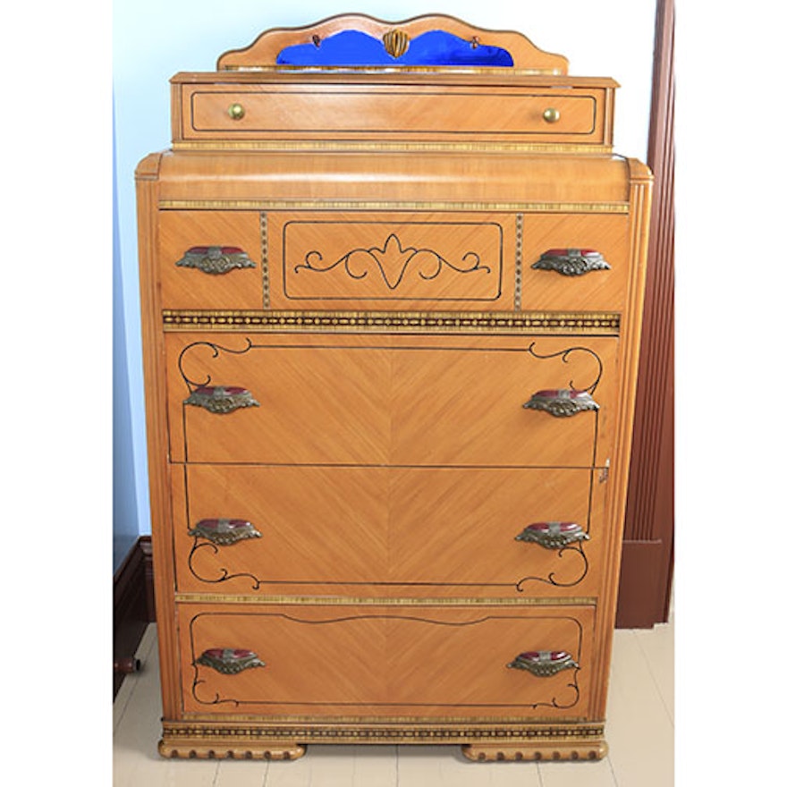 Vintage Art Deco Chest of Drawers