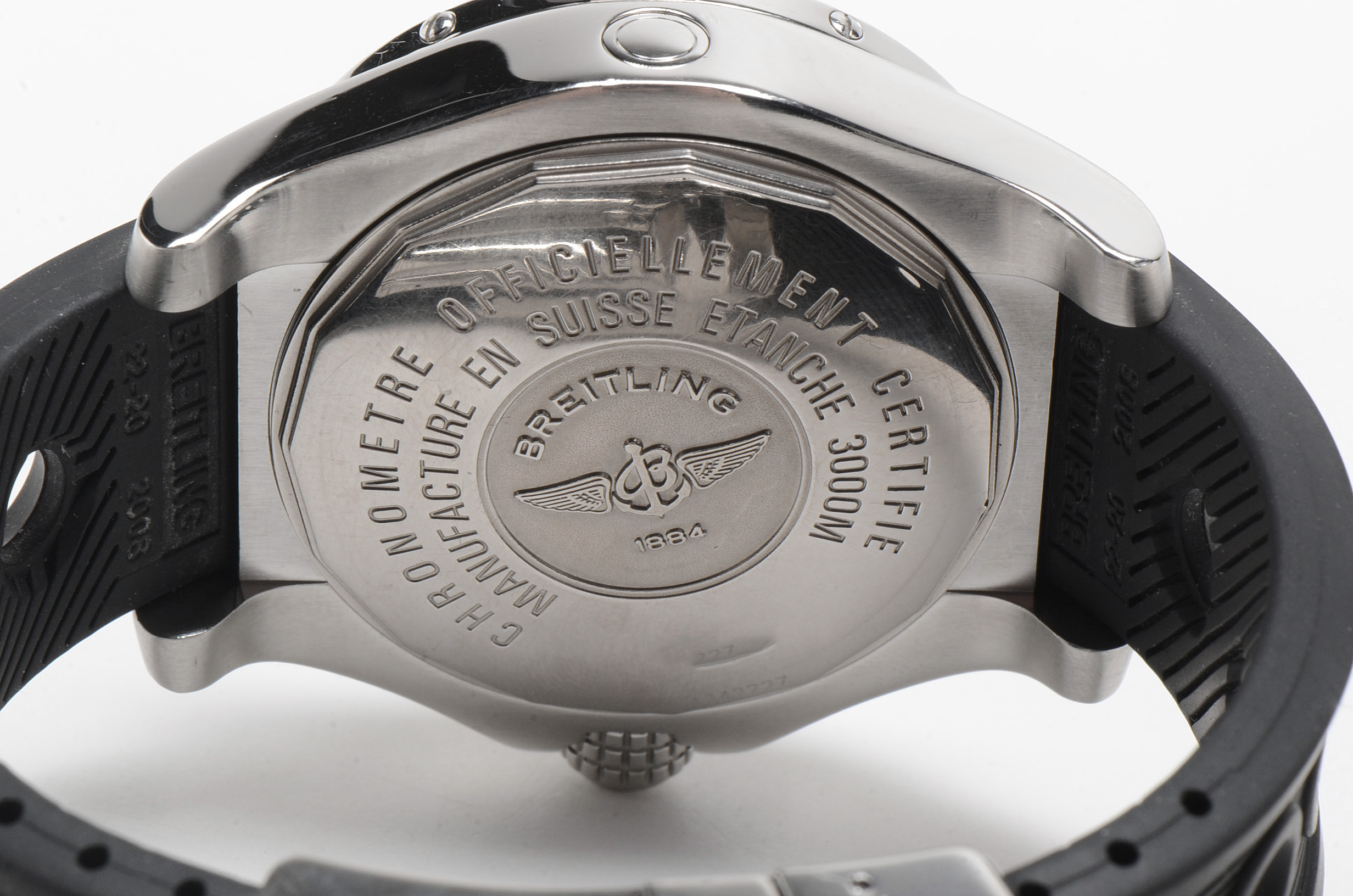 Men's Breitling Avenger Seawolf 3000m Steel 45mm Black Automatic