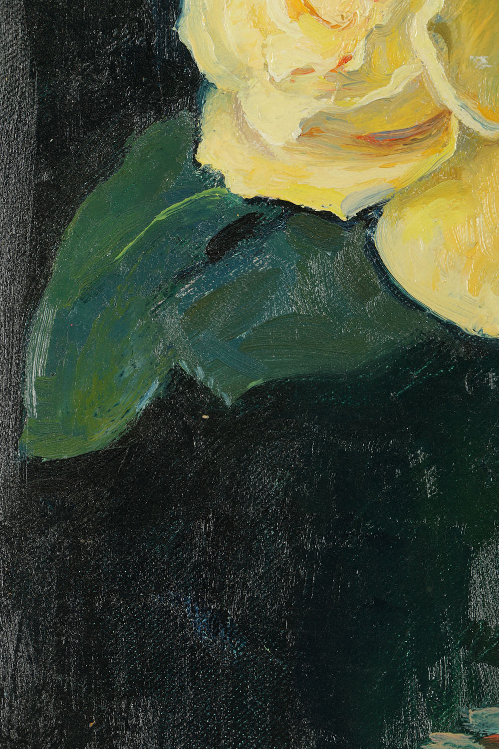 Emily B. Waite Oil Painting on Unstretched Canvas Still LIfe