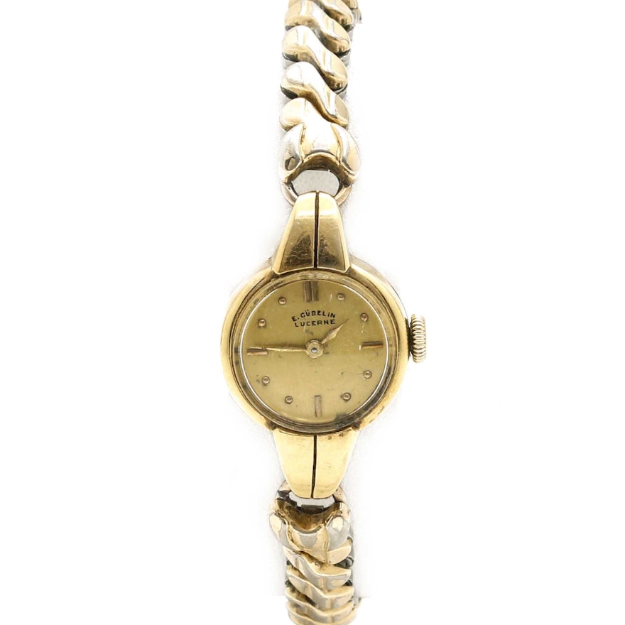 18K Yellow Gold E. Gübelin Lucerne Wristwatch