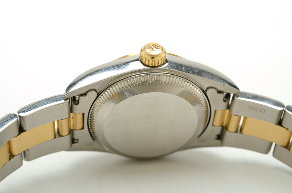 Women's Rolex Perpetual 18K Gold and Steel Champagne Automatic