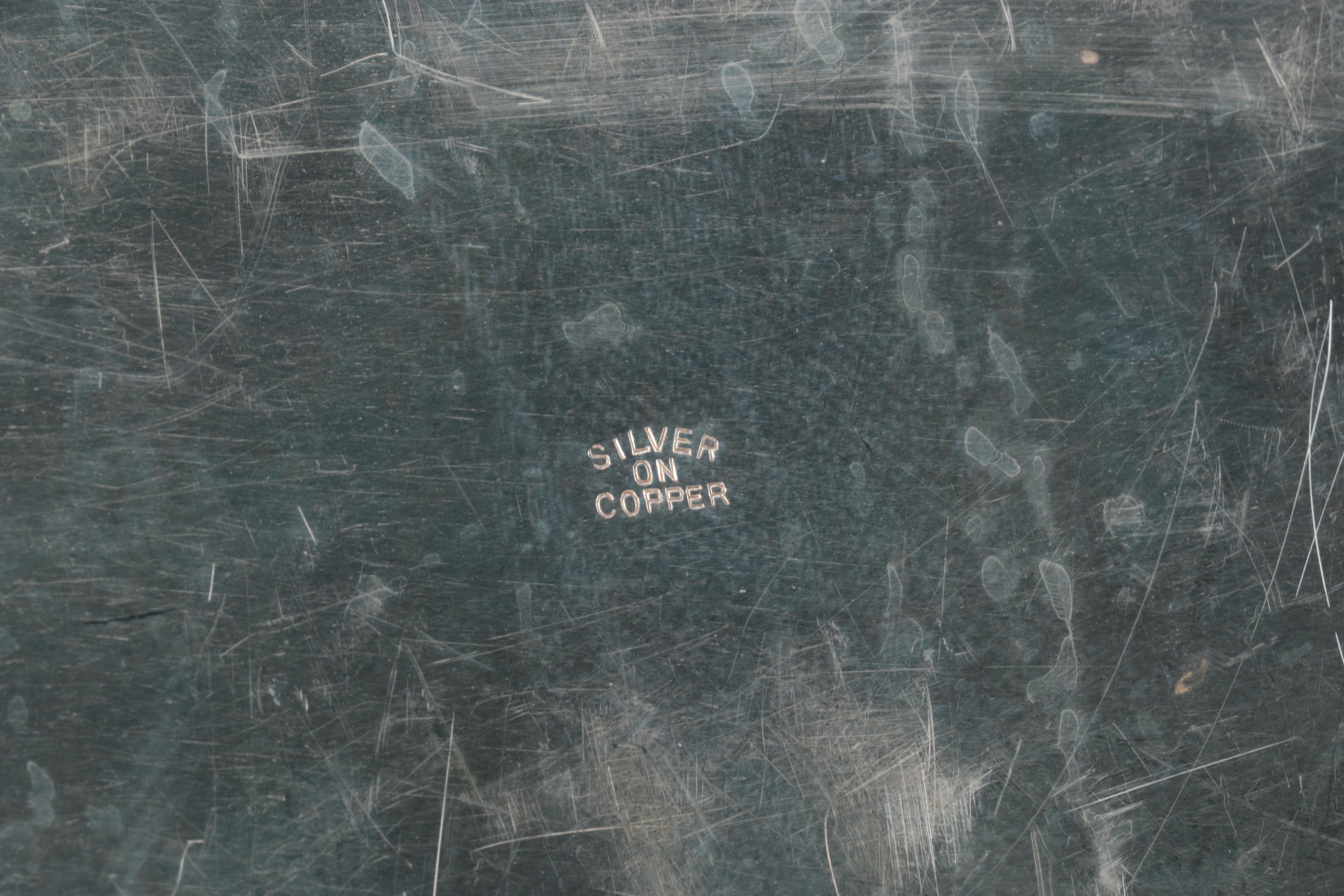 Pairing of Silver Plate Trays