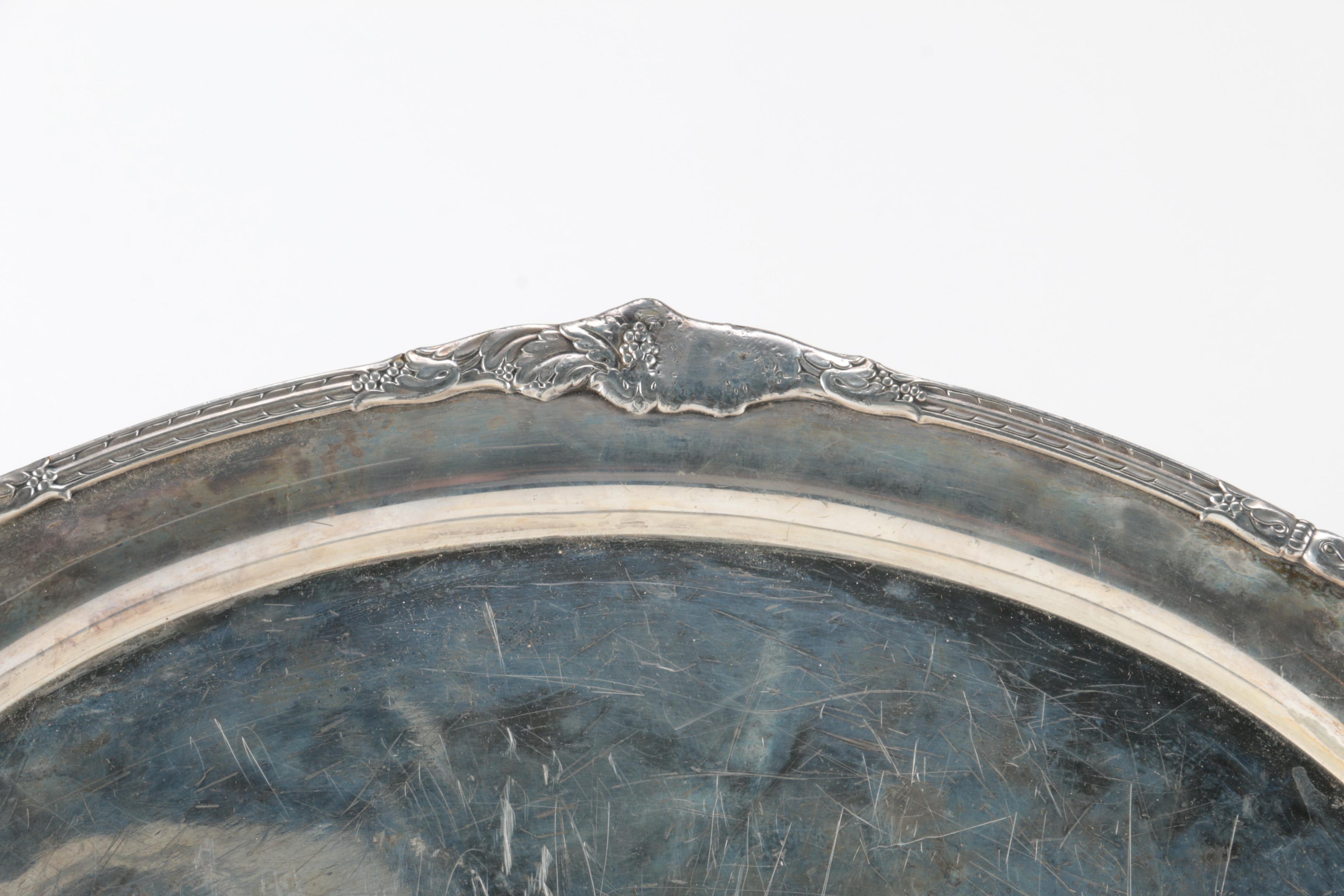 Pairing of Silver Plate Trays