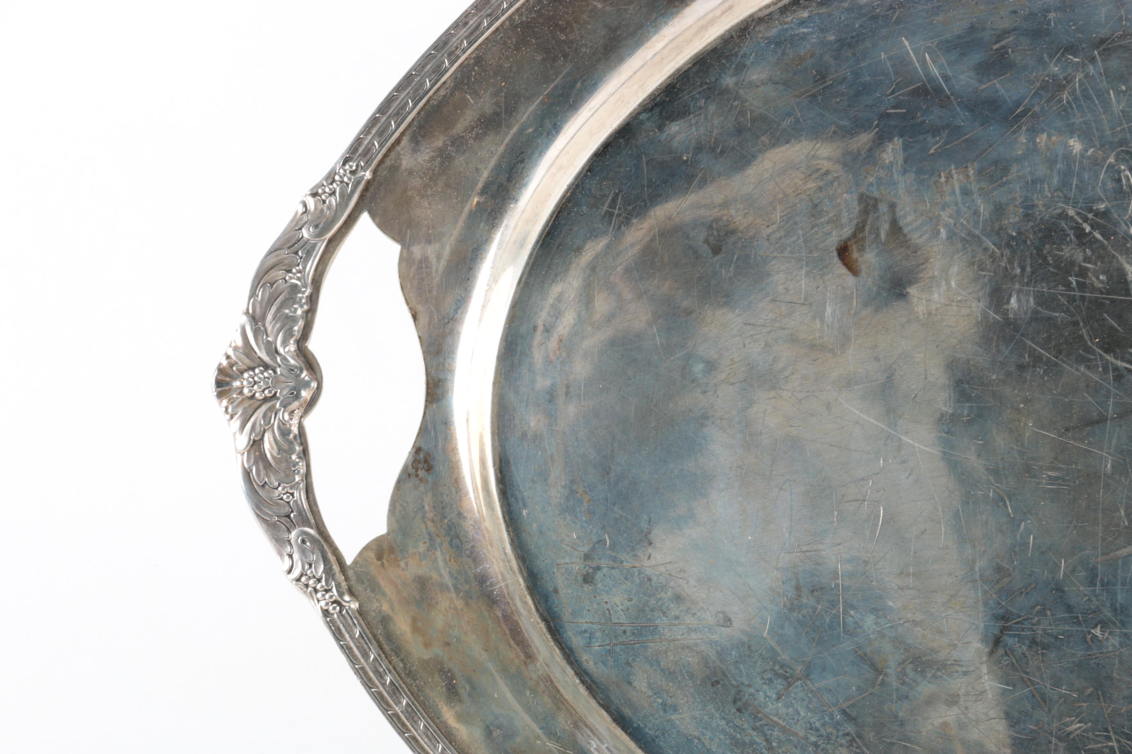 Pairing of Silver Plate Trays