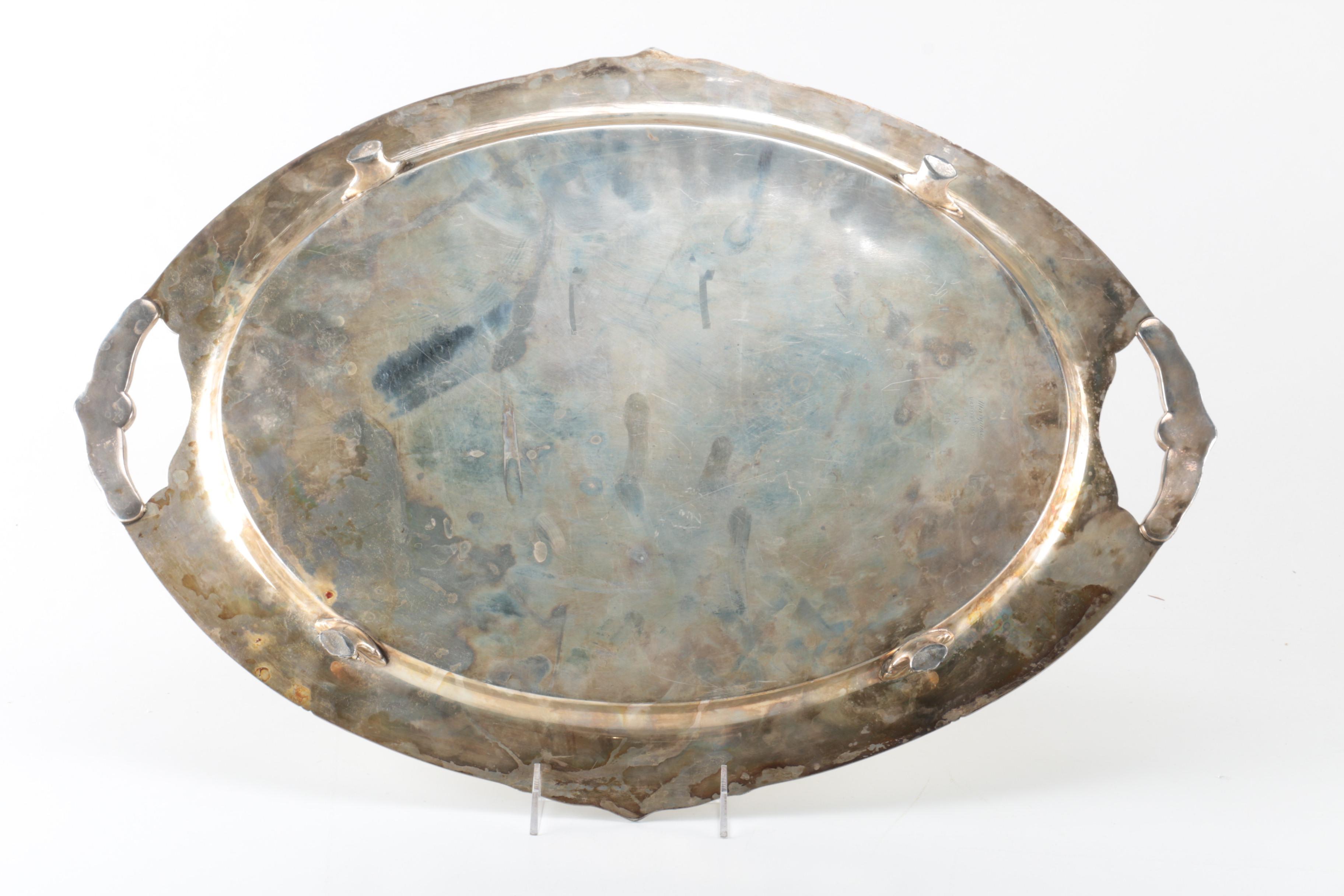 Pairing of Silver Plate Trays