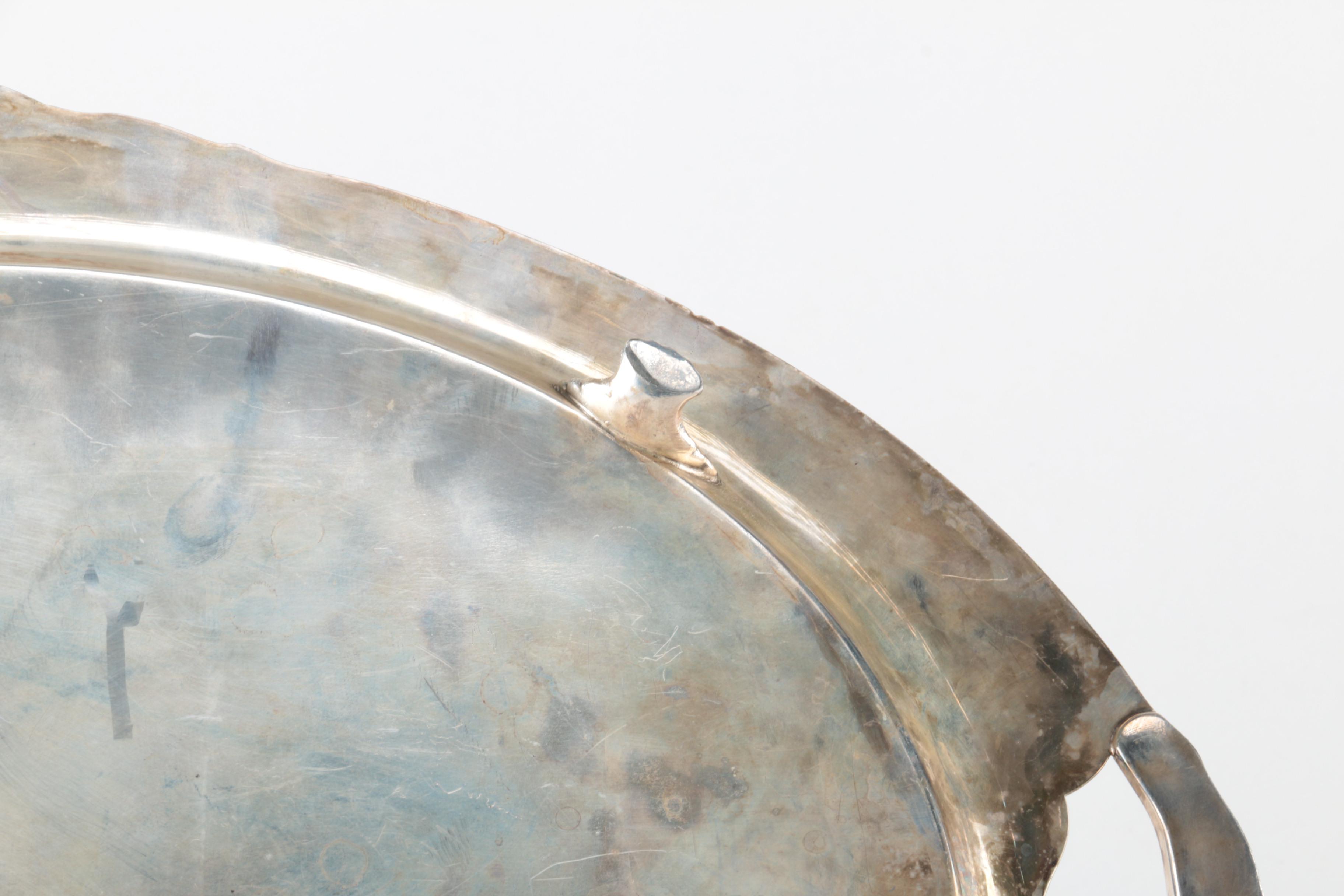 Pairing of Silver Plate Trays