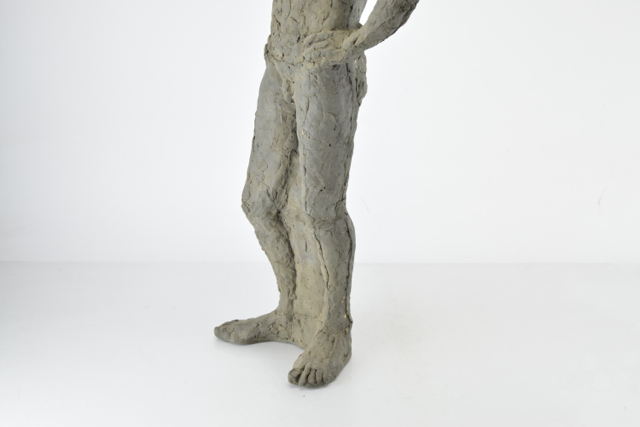 Original Tuska "Glenn Ford" Male Nude Sculpture in Clay