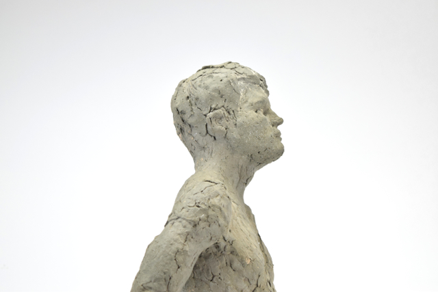 Original Tuska "Glenn Ford" Male Nude Sculpture in Clay