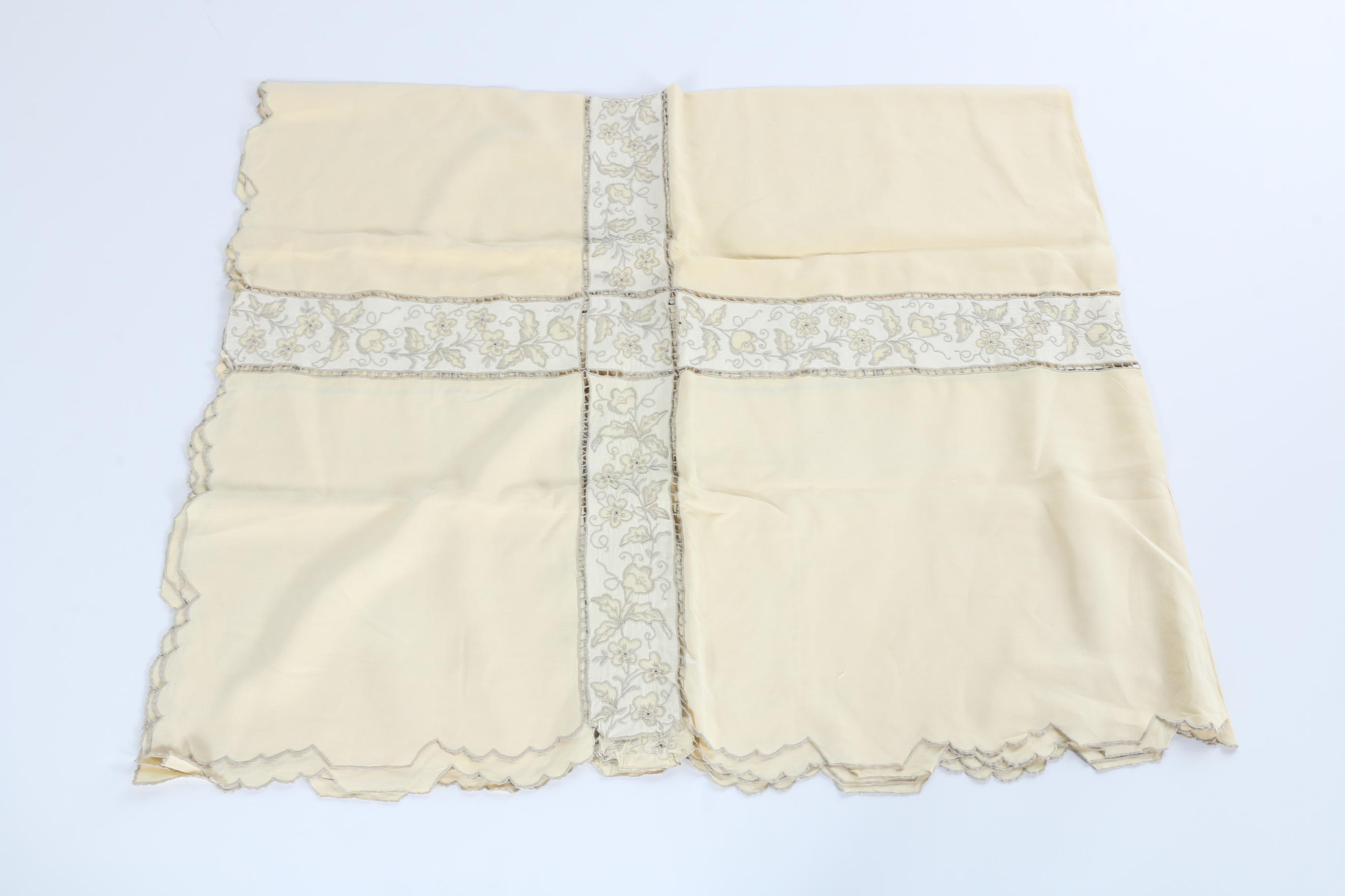 Eyelet and Embroidered Linens